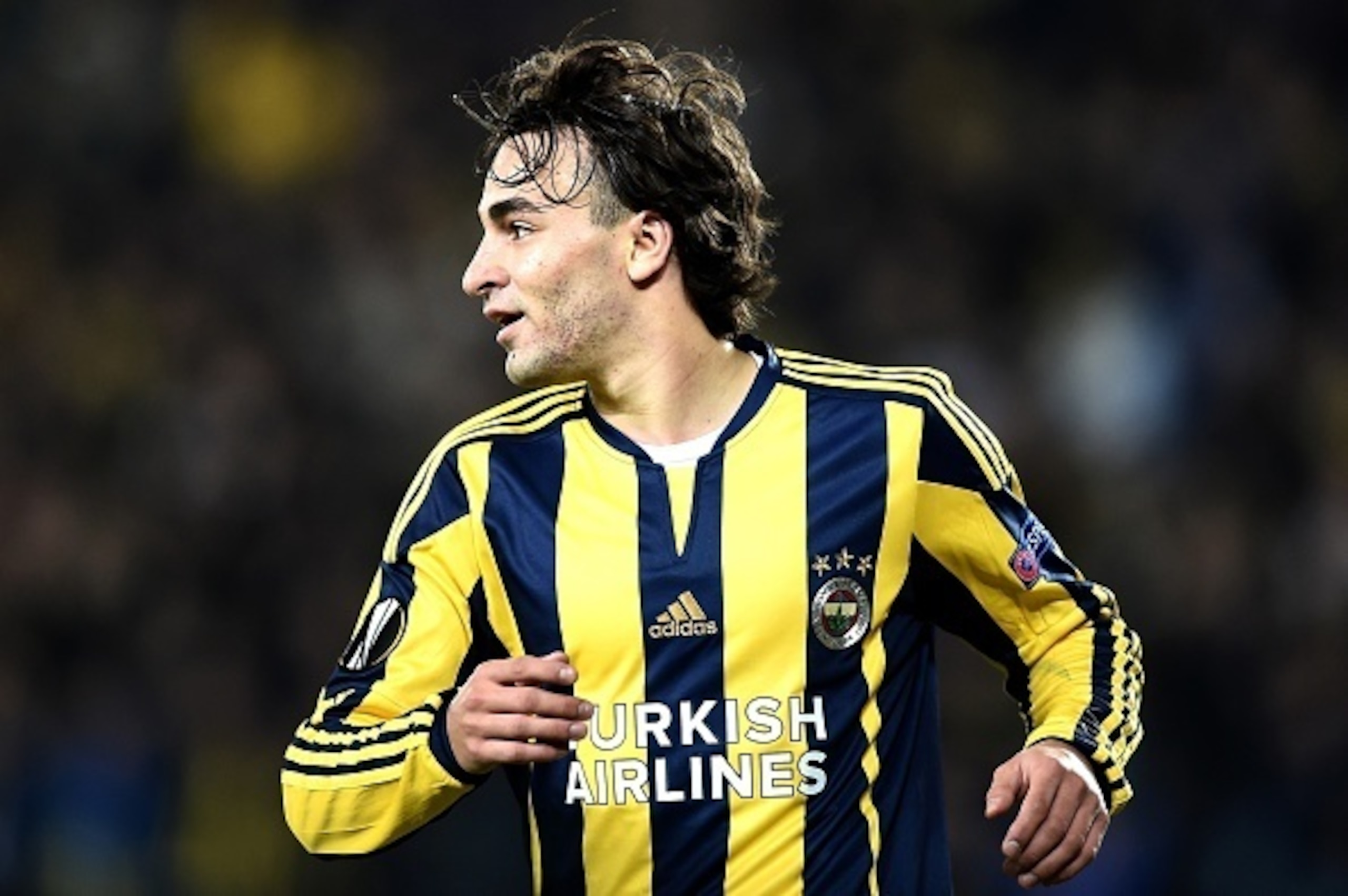 Fenerbahce's Lazar Markovic celebrates after scoring during the UEFA Europa League football match between Fenerbahce and Celtic at Fenerbahce Sukru Saracoglu stadium in Istanbul on December 10, 2015.  / AFP / OZAN KOSE        (Photo credit should read OZA