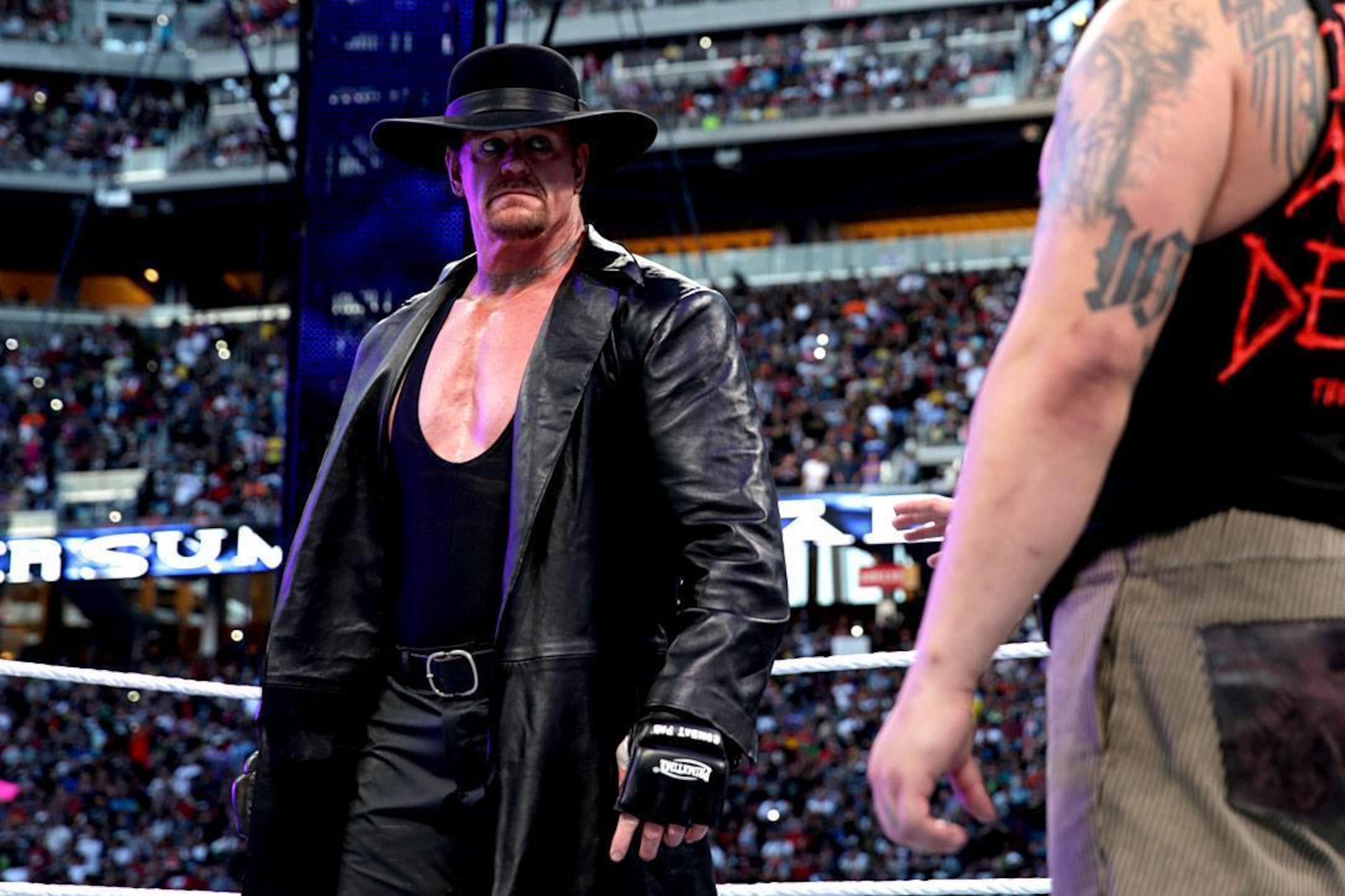 Undertaker vs. Bray Wyatt at WrestleMania 31.