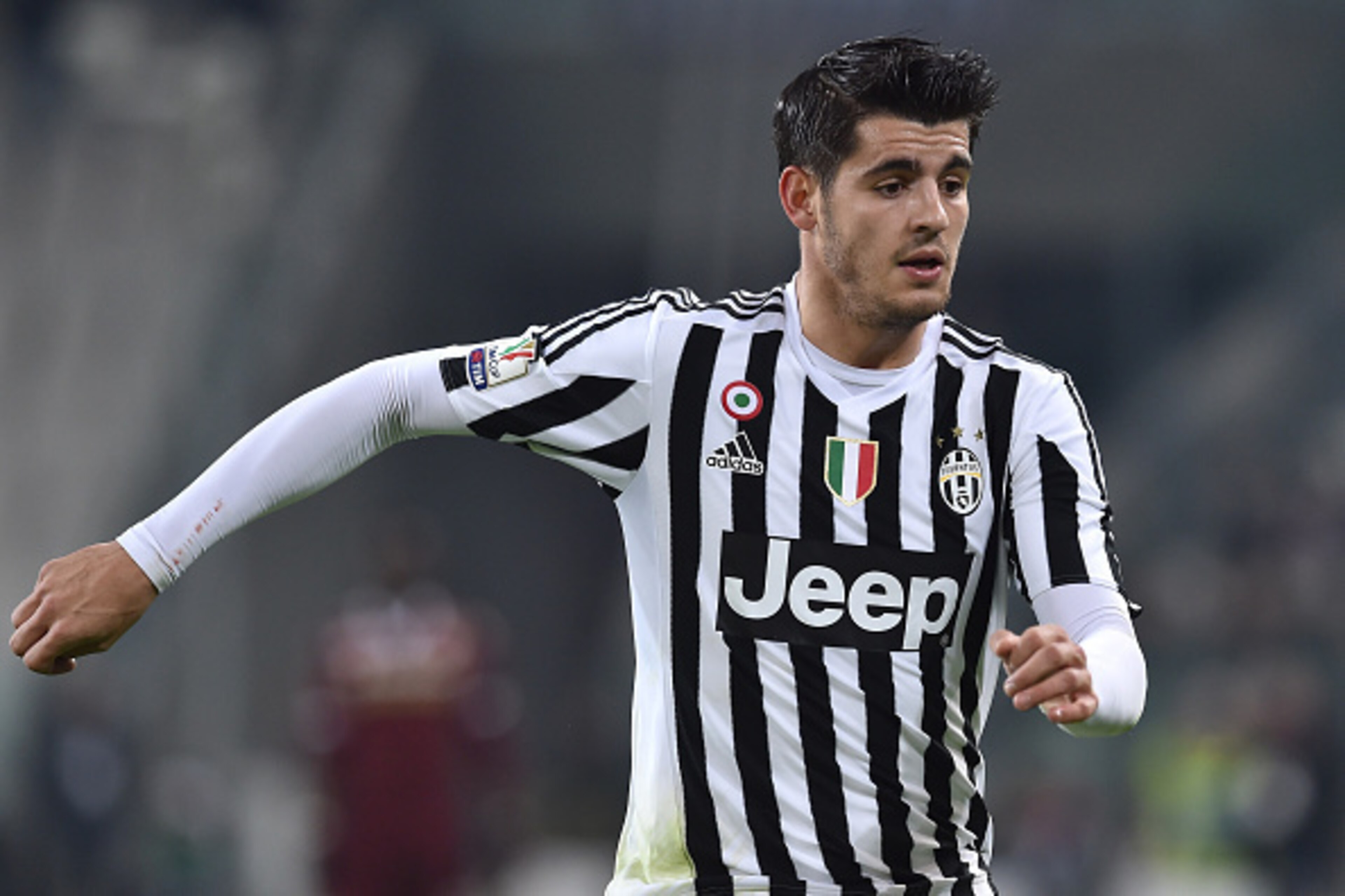 TURIN, ITALY - DECEMBER 16: Alvaro Morata of FC Juventus looks on during the TIM Cup match between FC Juventus and Torino FC at Juventus Arena on December 16, 2015 in Turin, Italy. (Photo by Valerio Pennicino/Getty Images) TURIN, ITALY - DECEMBER 16: Alvaro Morata of FC Juventus looks on during the TIM Cup match between FC Juventus and Torino FC at Juventus Arena on December 16, 2015 in Turin, Italy. (Photo by Valerio Pennicino/Getty Images)