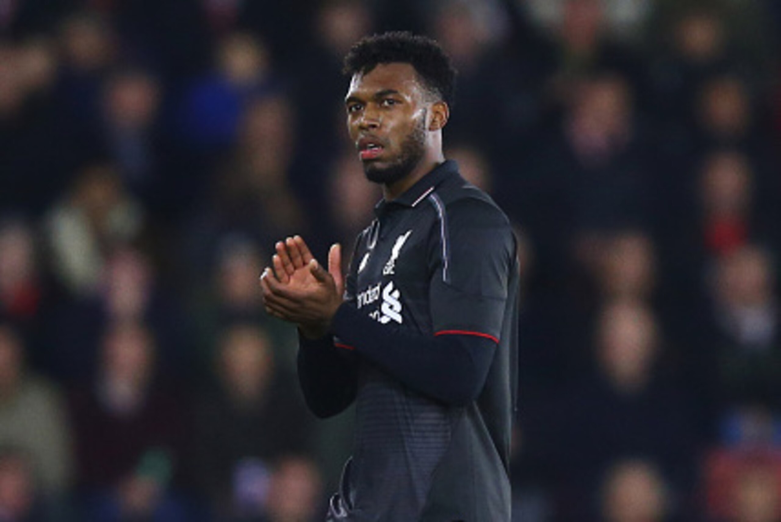 SOUTHAMPTON, ENGLAND - DECEMBER 02:  Daniel Sturridge of Liverpool applauds the crowd as he is substituted during the Capital One Cup quarter final match between Southampton and Liverpool at St Mary's Stadium on December 2, 2015 in Southampton, England.  