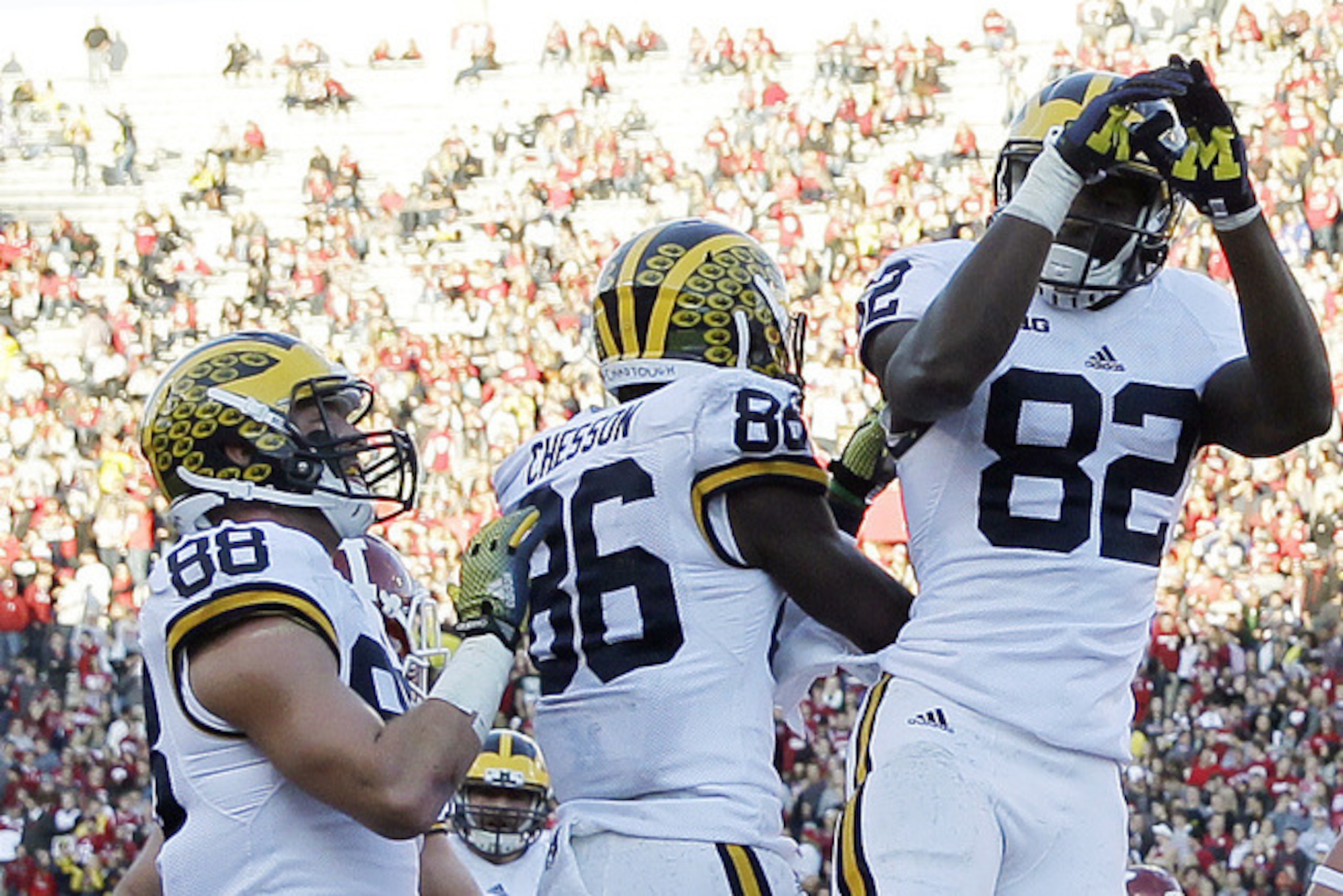 Jake Butt, Jehu Chesson and Amara Darboh will carry Michigan in 2016. They'll also lead the mass exit for the NFL.