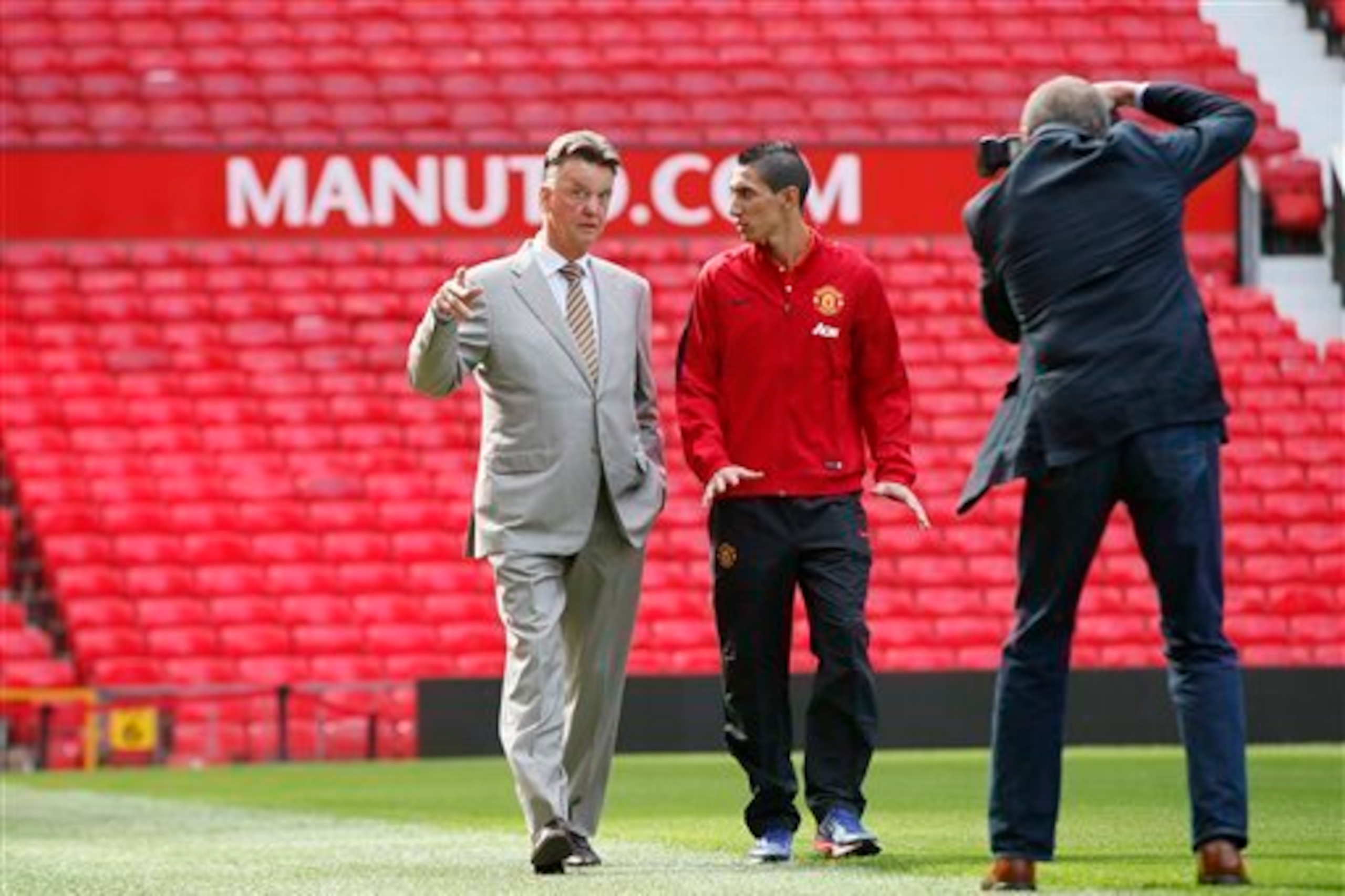 Van Gaal and Di Maria, not a match made in heaven.