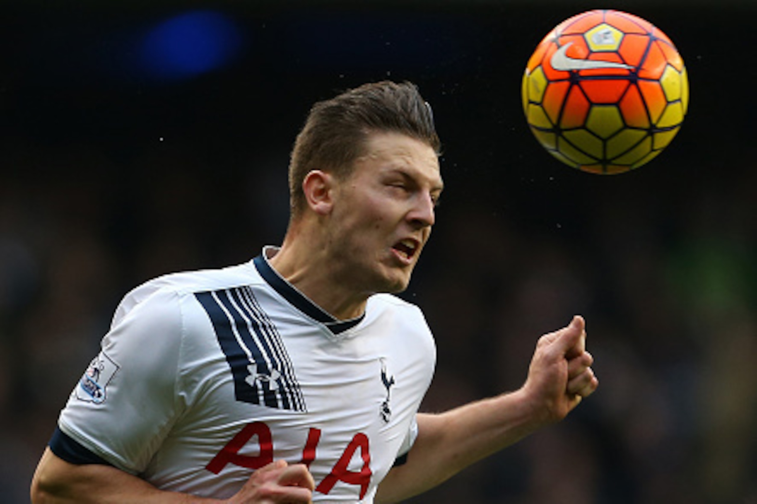 LONDON, ENGLAND - FEBRUARY 06 : Kevin Wimmer of Tottenham Hotspur during the Barclays Premier League match between Tottenham Hotspur and Watford at White Hart Lane on February 6, 2016 in London, England. (Photo by Catherine Ivill - AMA/Getty Images) LONDON, ENGLAND - FEBRUARY 06 : Kevin Wimmer of Tottenham Hotspur during the Barclays Premier League match between Tottenham Hotspur and Watford at White Hart Lane on February 6, 2016 in London, England. (Photo by Catherine Ivill - AMA/Getty Images)
