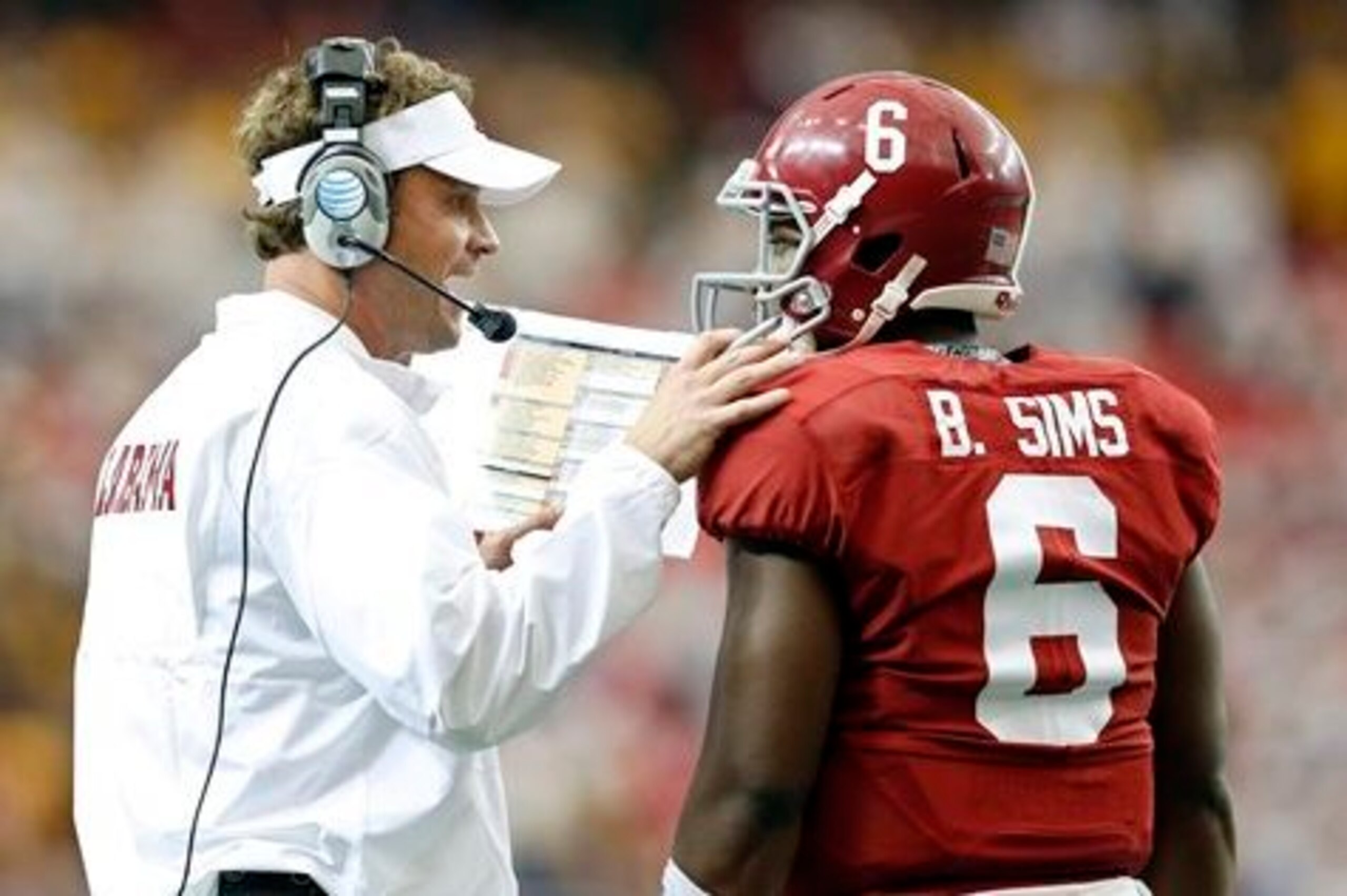 Jalen Hurts would like to be the next Blake Sims at Alabama.