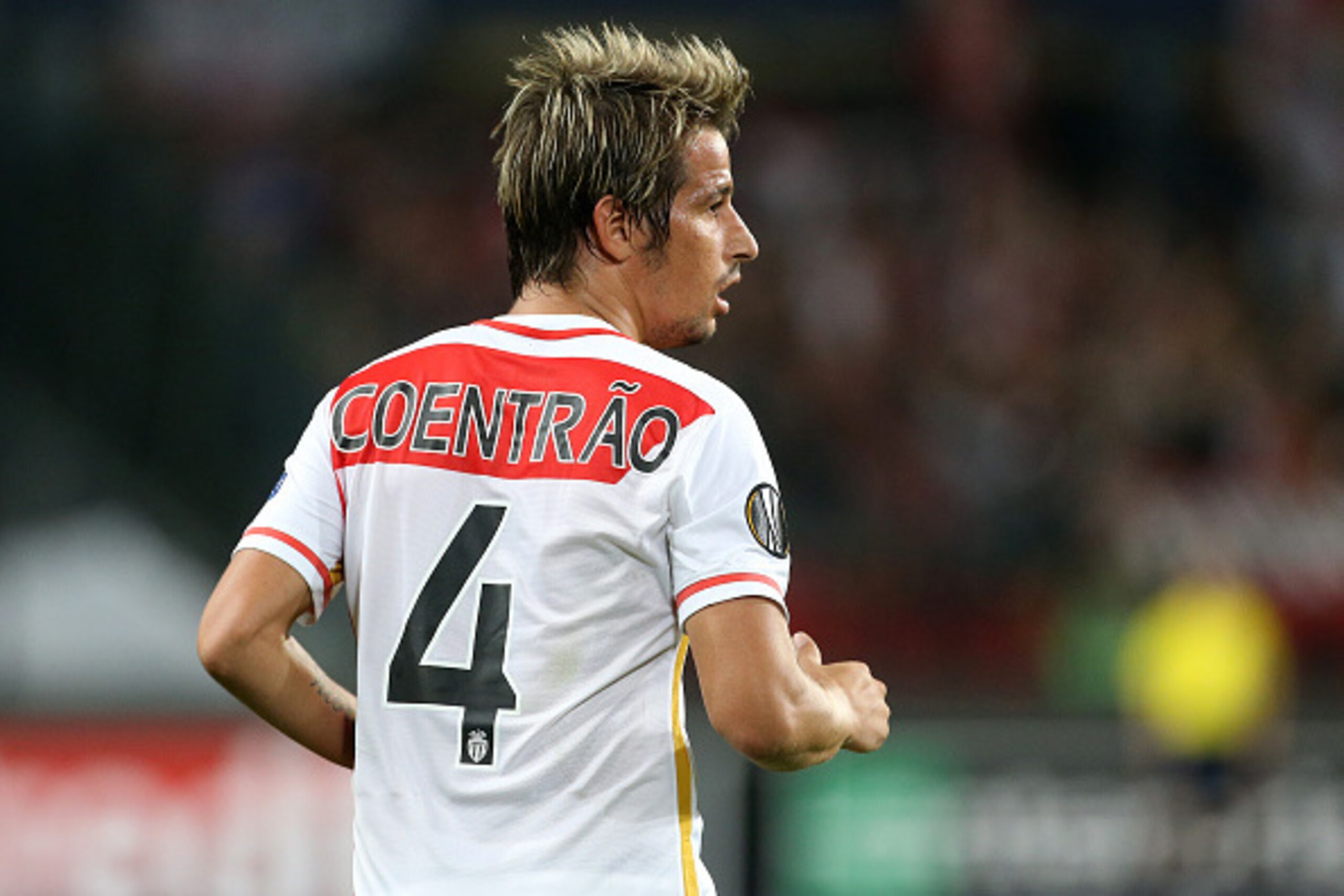 ANDERLECHT - SEPTEMBER 17: Fabio Coentrao of Monaco looks on during the UEFA Europa League match between RSC Anderlecht and AS Monaco FC at Stade Constant Vanden Stock on September 17, 2015 in Anderlecht, Belgium. (Photo by Jean Catuffe/Getty Images)