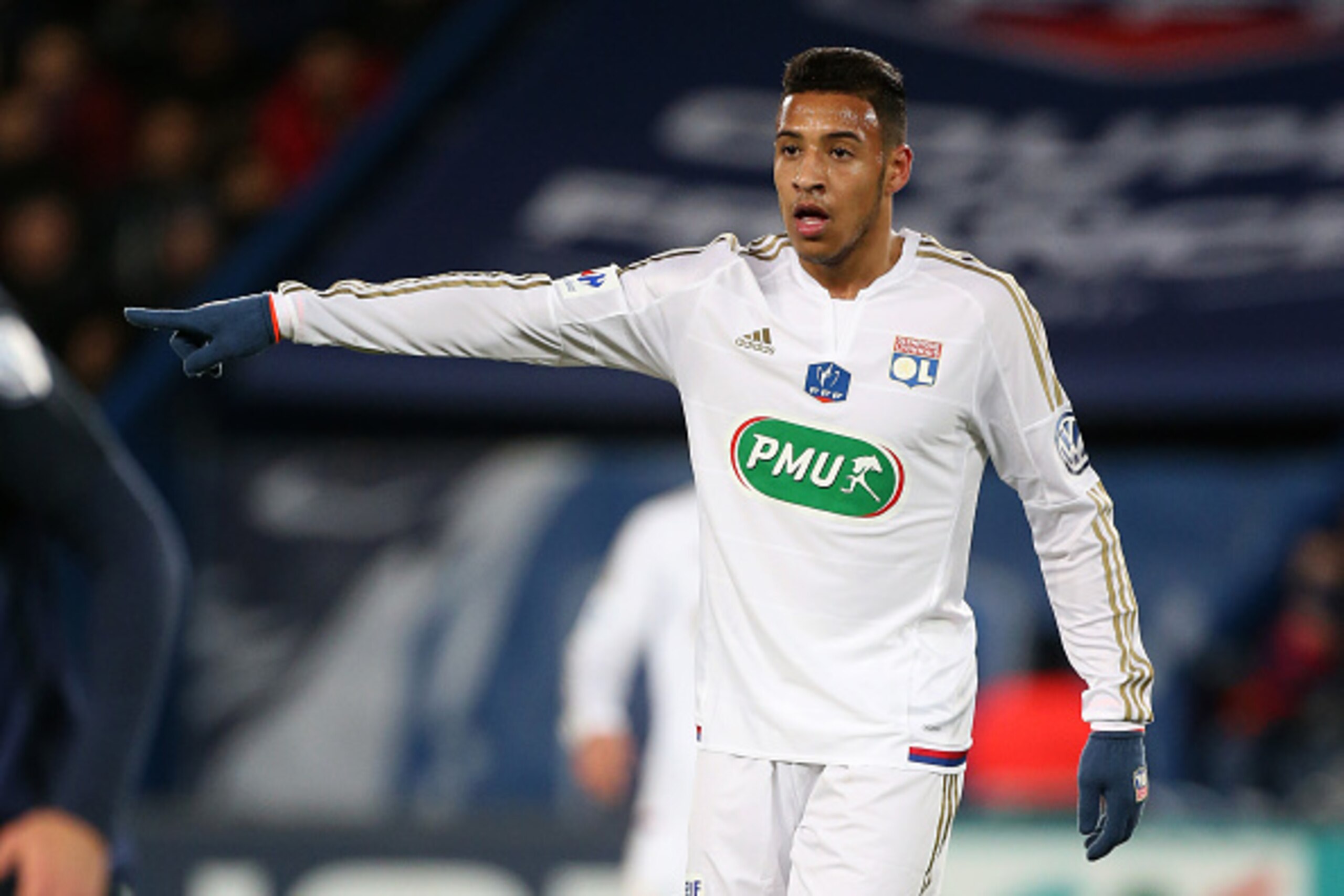 PARIS - FEBRUARY 10: Corentin Tolisso of Lyon gestures during the French Cup (Coupe de France) match between Paris Saint-Germain (PSG) and Olympique Lyonnais (OL) at Parc des Princes stadium on February 10, 2016 in Paris, France. (Photo by Jean Catuffe/Ge PARIS - FEBRUARY 10: Corentin Tolisso of Lyon gestures during the French Cup (Coupe de France) match between Paris Saint-Germain (PSG) and Olympique Lyonnais (OL) at Parc des Princes stadium on February 10, 2016 in Paris, France. (Photo by Jean Catuffe/Ge