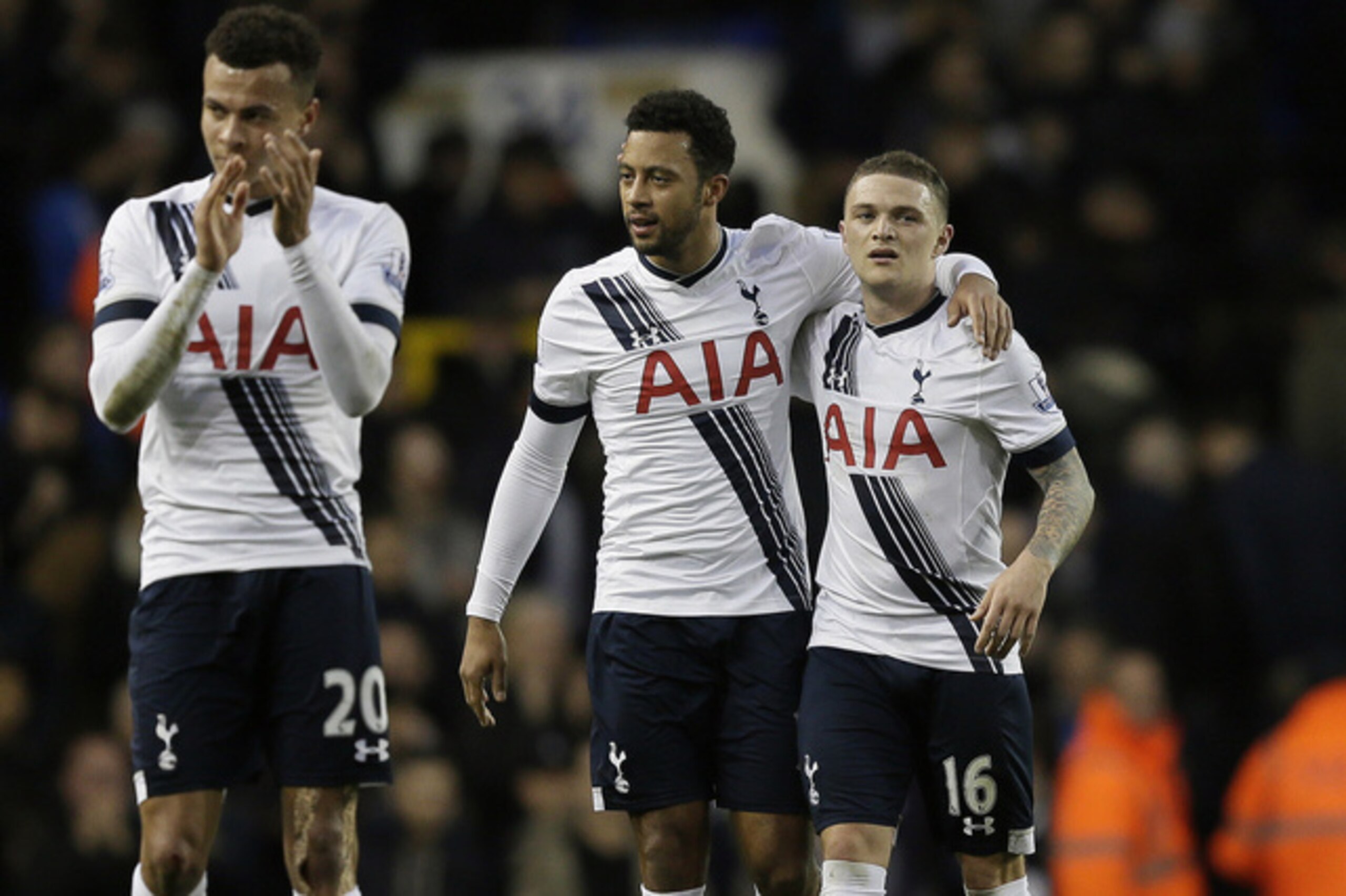 Kieran Trippier scored the only goal against Watford as Tottenham eased into second place. Kieran Trippier scored the only goal against Watford as Tottenham eased into second place.