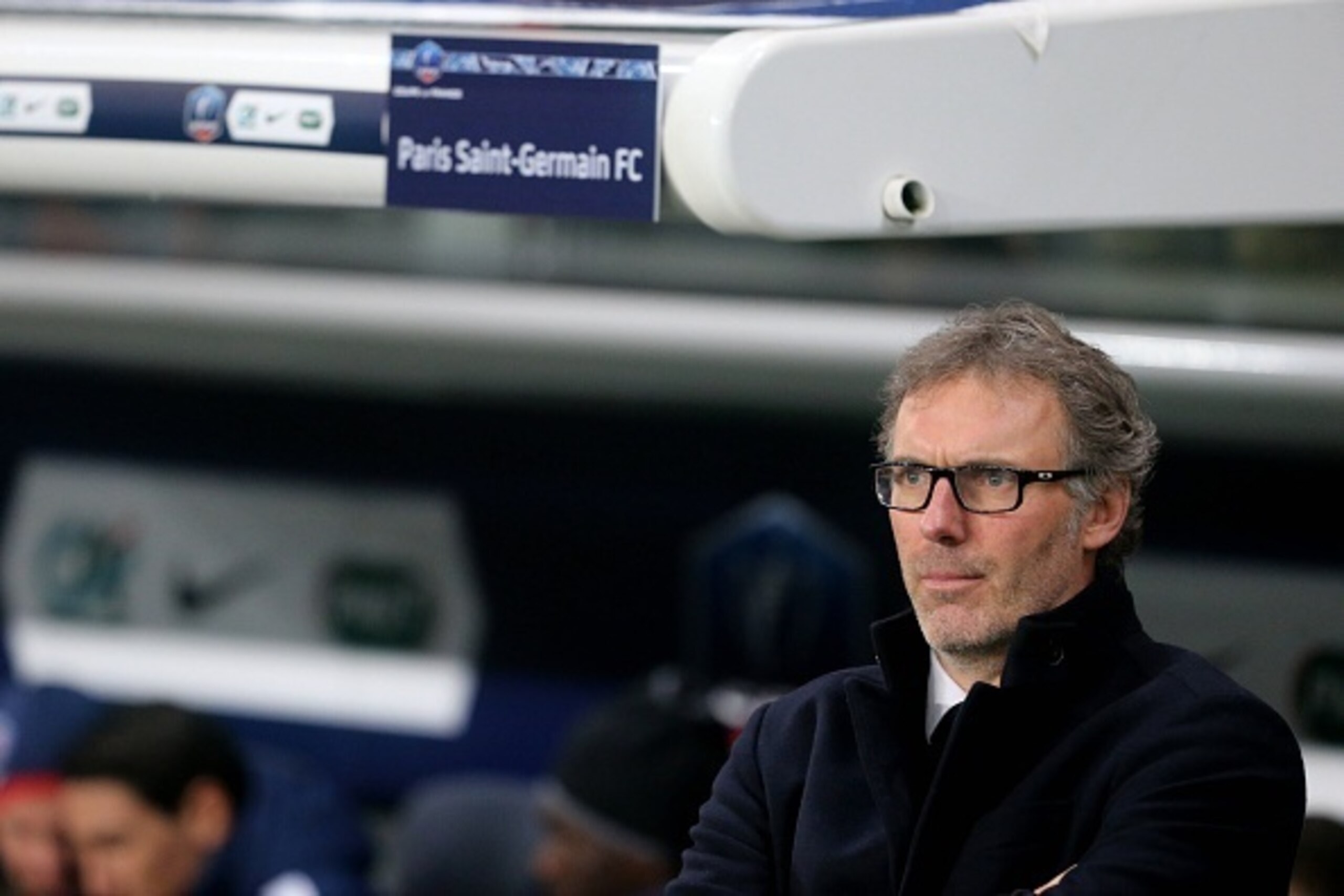 PARIS, FRANCE - FEBRUARY 10: Head coach Laurent Blanc of Paris Saint-Germain during the French Cup between Paris Saint-Germain and Lyon at Parc Des Princes on february 10, 2016 in Paris, France. (Photo by Xavier Laine/Getty Images) PARIS, FRANCE - FEBRUARY 10: Head coach Laurent Blanc of Paris Saint-Germain during the French Cup between Paris Saint-Germain and Lyon at Parc Des Princes on february 10, 2016 in Paris, France. (Photo by Xavier Laine/Getty Images)
