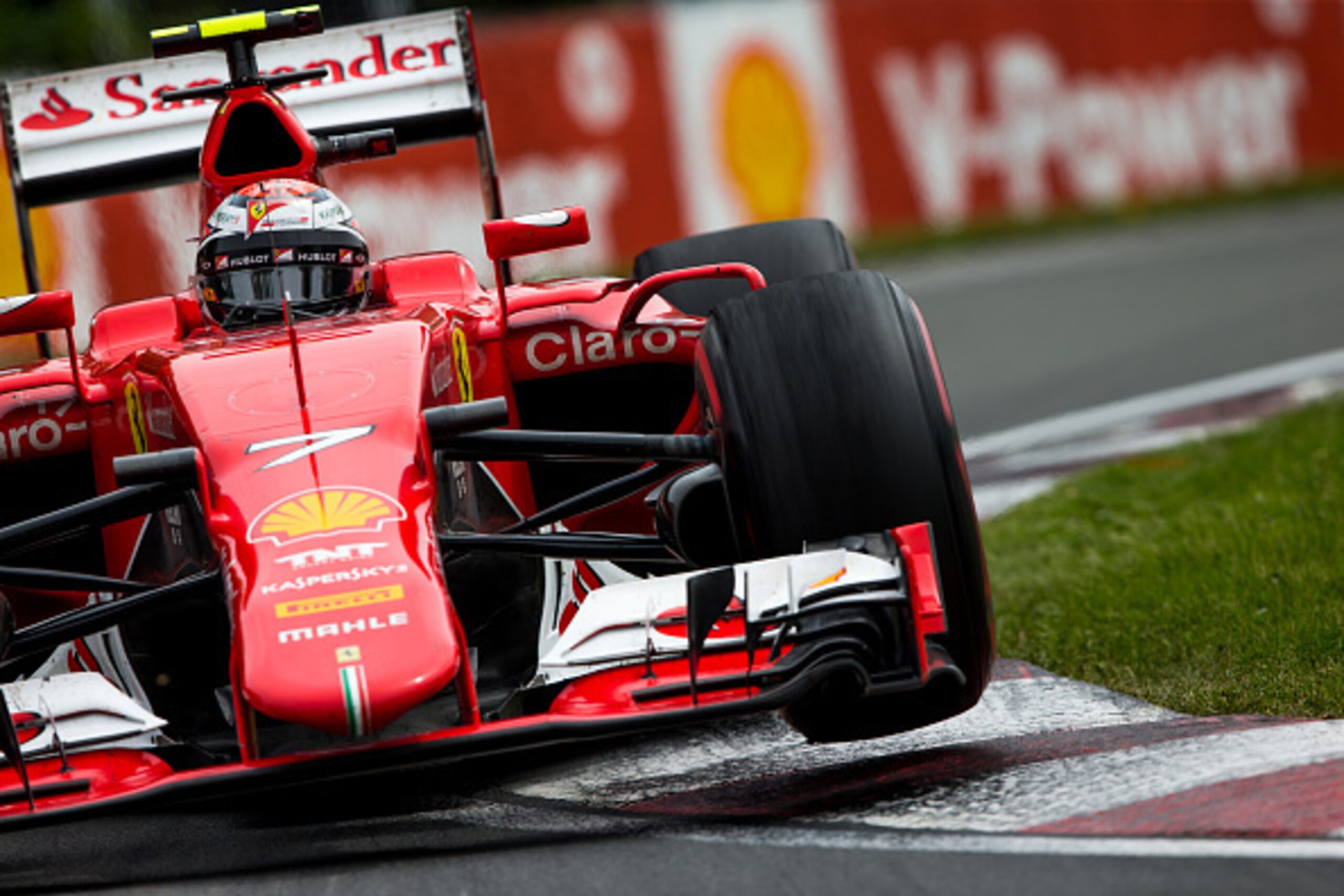 MONTREAL, QC - JUNE 07:  Kimi Raikkonen of Finland and Ferrari drives during the Canadian Formula One Grand Prix at Circuit Gilles Villeneuve on June 7, 2015 in Montreal, Canada.  (Photo by Getty Images/Getty Images)