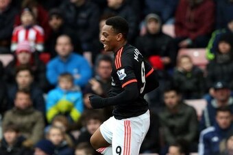 Martial's deft finish got United back on level terms.