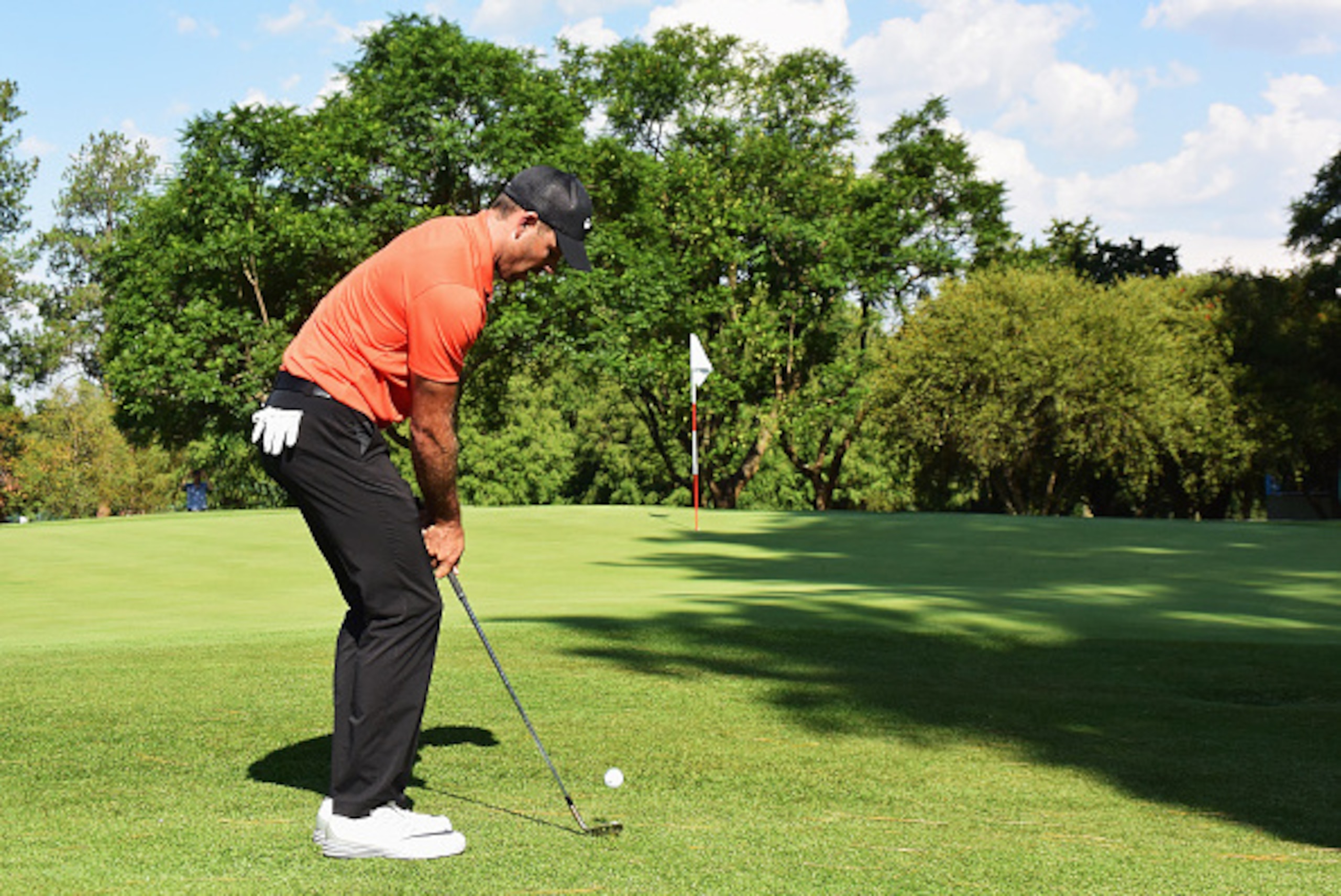 PRETORIA, SOUTH AFRICA - FEBRUARY 13:  Charl Schwartzel of South Africa plays his approach shot on the 17th hole during the third round of the Tshwane Open at Pretoria Country Club on February 13, 2016 in Pretoria, South Africa.  (Photo by Stuart Franklin