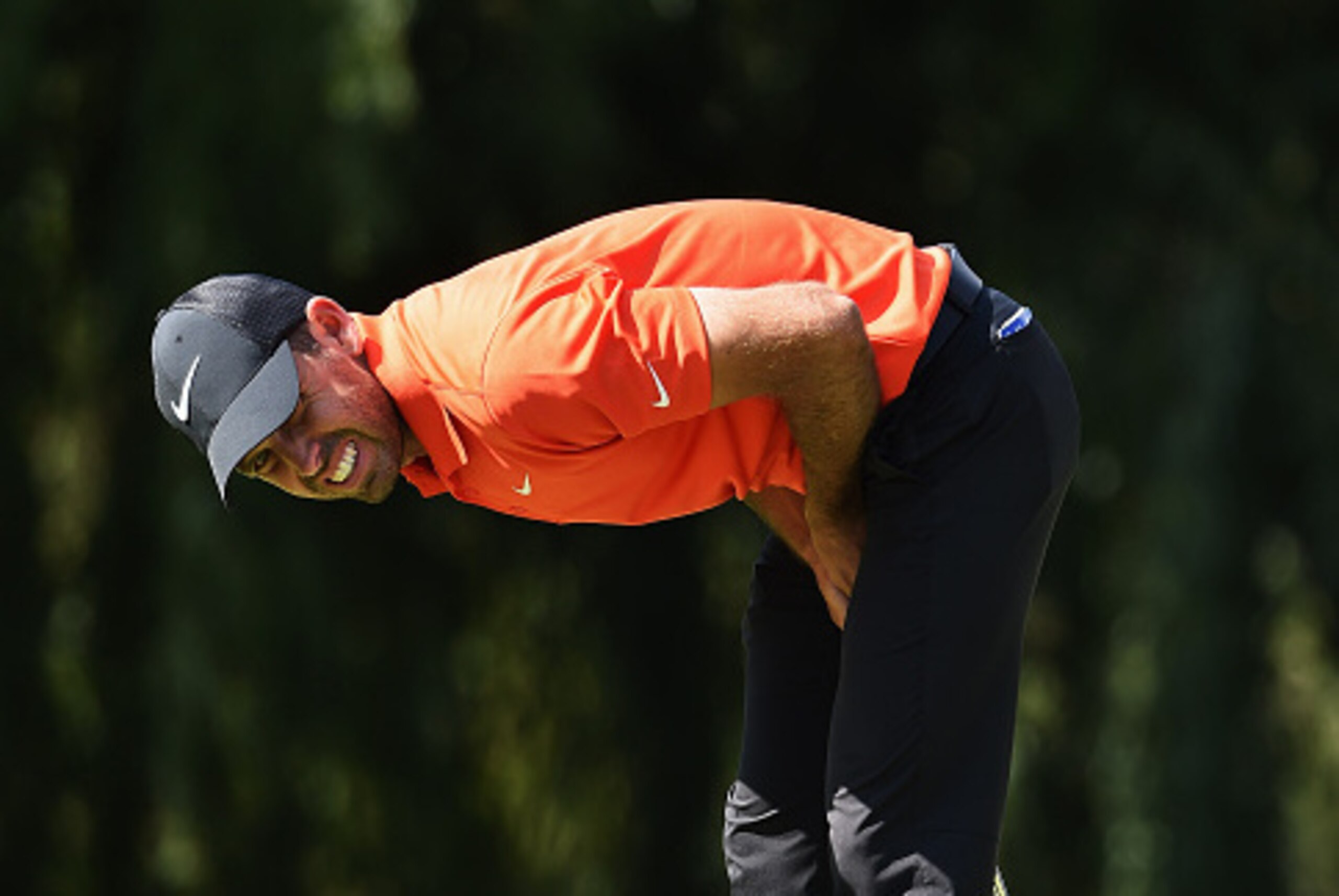 PRETORIA, SOUTH AFRICA - FEBRUARY 13:  Charl Schwartzel of South Africa reacts to a putt on the 16th hole during the third round of the Tshwane Open at Pretoria Country Club on February 13, 2016 in Pretoria, South Africa.  (Photo by Stuart Franklin/Getty 