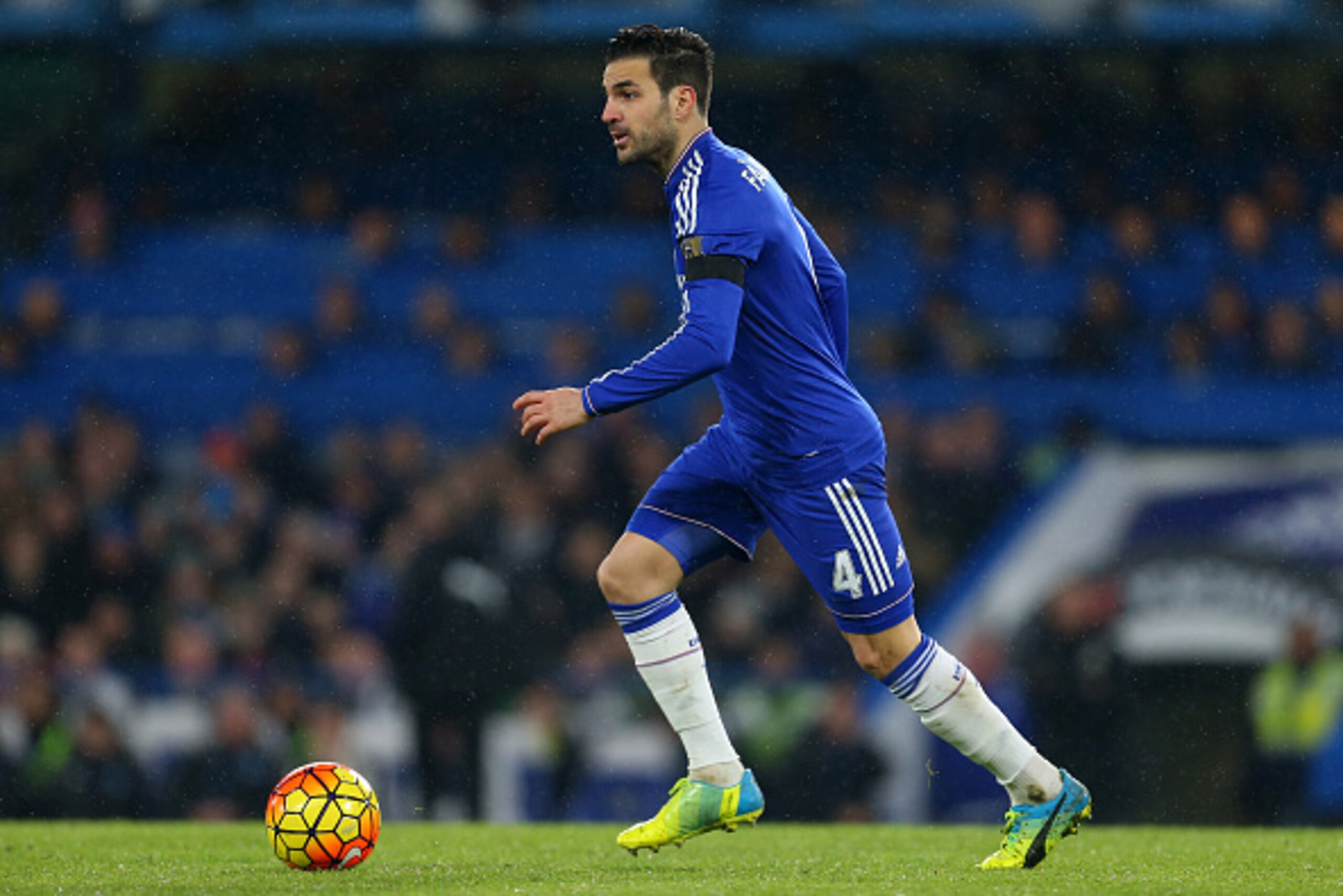 LONDON, ENGLAND - FEBRUARY 13 :  Cesc Fabregas of Chelsea during the Barclays Premier League match between Chelsea and Newcastle United at Stamford Bridge on February 13, 2016 in London, England.  (Photo by Catherine Ivill - AMA/Getty Images)