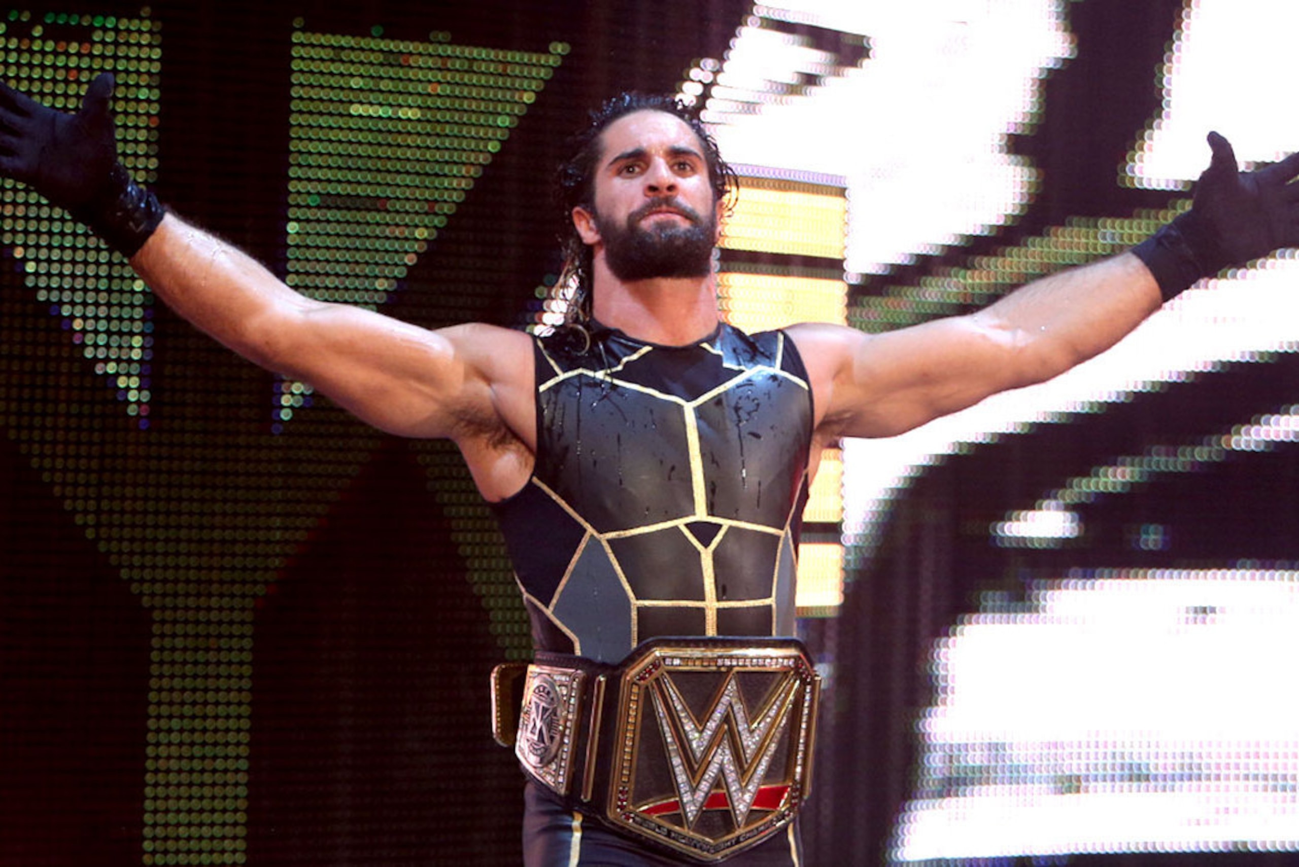 Seth Rollins during his title run.