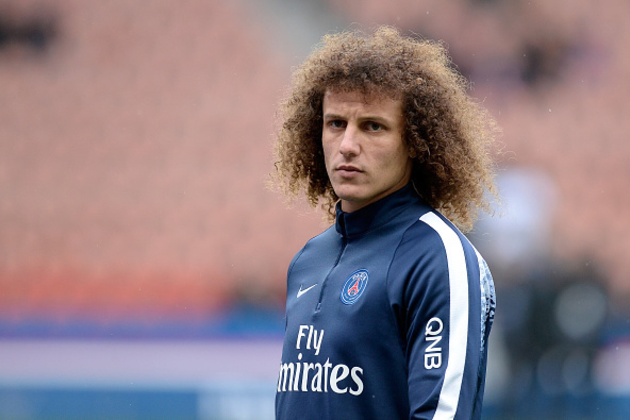 PARIS, FRANCE - FEBRUARY 13: David Luiz of Paris Saint-Germain reacts during warmup before the Ligue 1 game between Paris Saint-Germain and Lille OSC at Parc des Princes on February 13, 2016 in Paris, France. (Photo by Aurelien Meunier/Getty Images) PARIS, FRANCE - FEBRUARY 13: David Luiz of Paris Saint-Germain reacts during warmup before the Ligue 1 game between Paris Saint-Germain and Lille OSC at Parc des Princes on February 13, 2016 in Paris, France. (Photo by Aurelien Meunier/Getty Images)