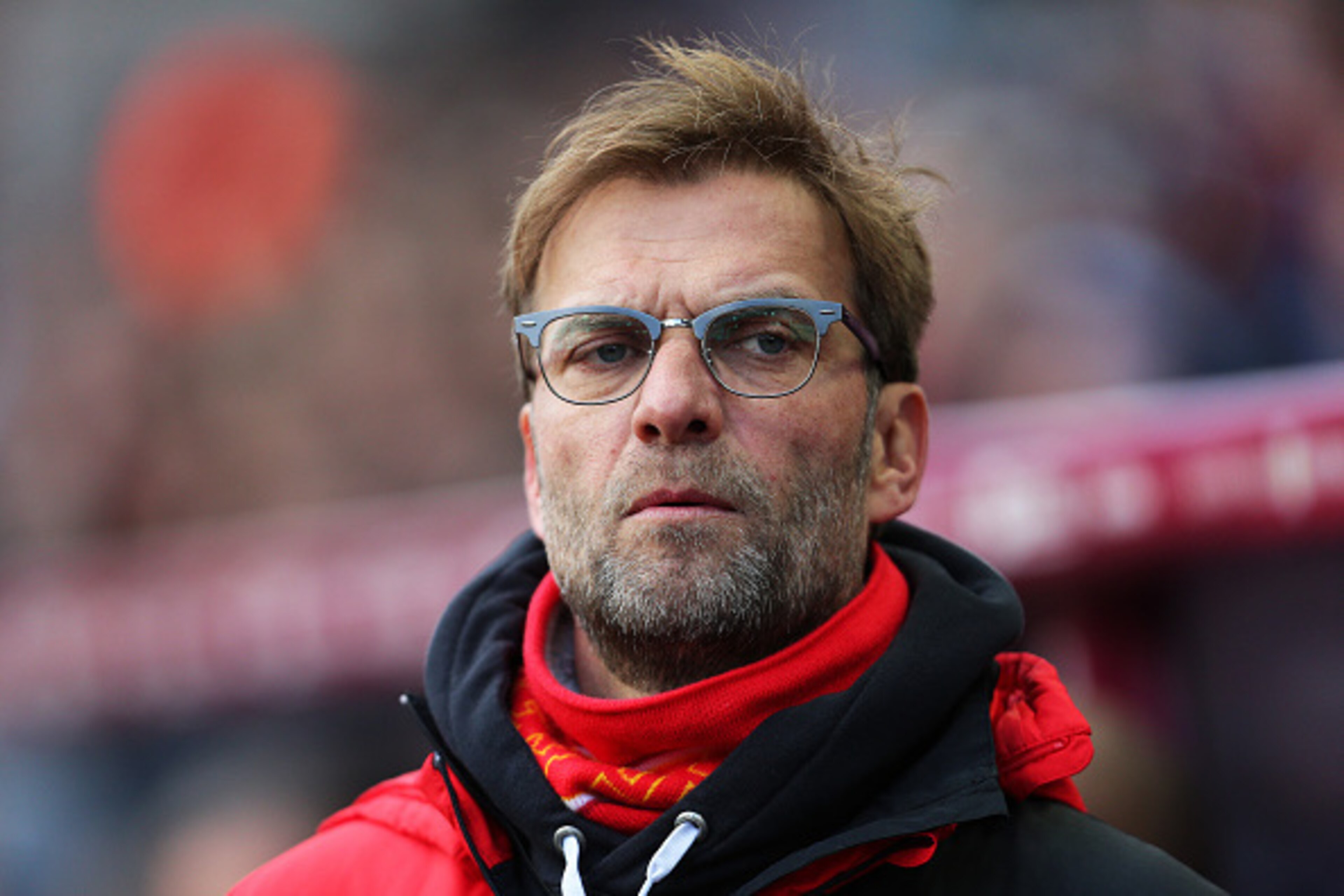 BIRMINGHAM, ENGLAND - FEBRUARY 14 : Jurgen Klopp the head coach / manager of Liverpool during the Barclays Premier League match between Aston Villa and Liverpool at Villa Park on February 14, 2016 in Birmingham, England.  (Photo by James Baylis - AMA/ via