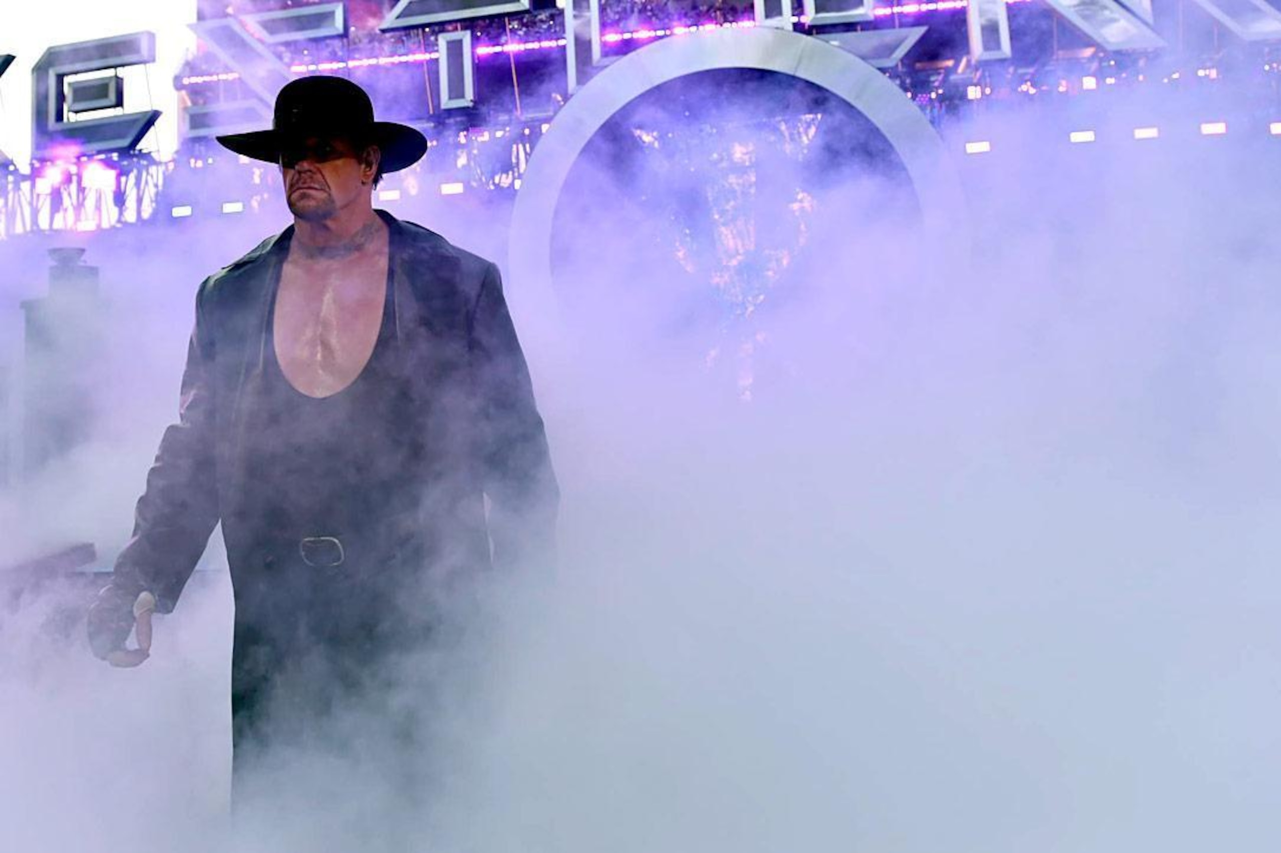 Undertaker at WrestleMania 31.