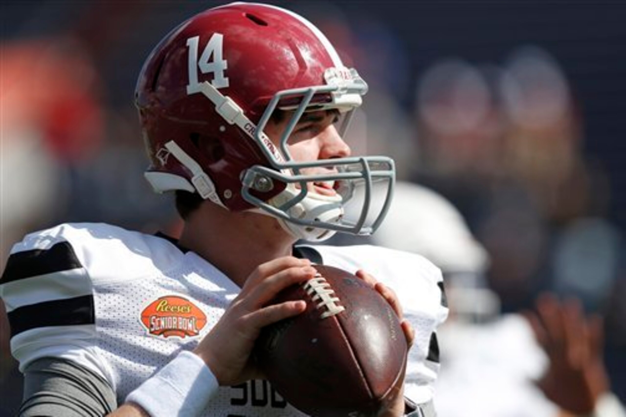 After transferring to Alabama, Jake Coker won a national title and got to play in the Senior Bowl.