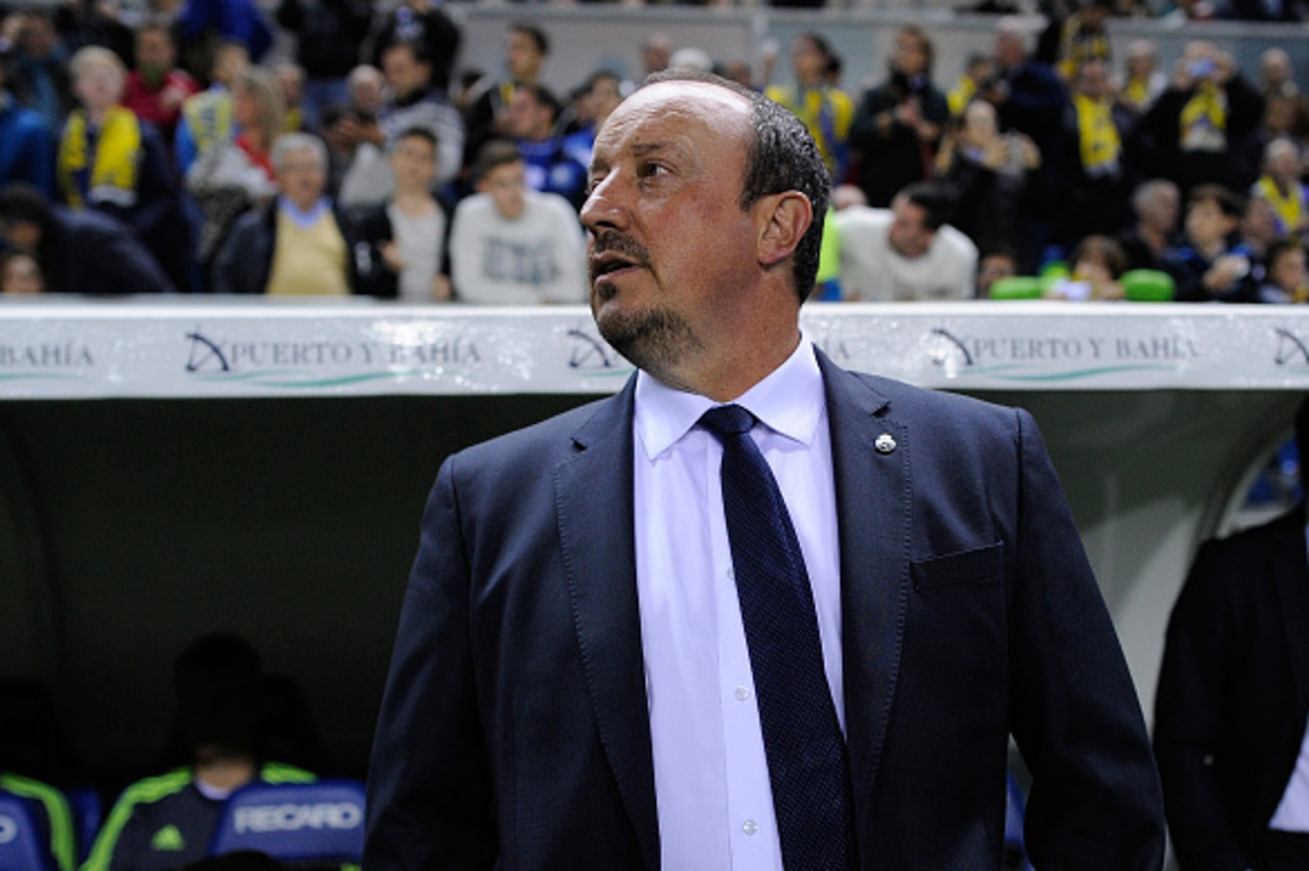 CADIZ, SPAIN - DECEMBER 02: Real Madrid manager Rafa Benitez looks during the Copa del Rey Round of 32 First Leg match between Cadiz and Real Madrid at Ramon de Carranza stadium on December 2, 2015 in Cadiz, Spain. (Photo by Denis Doyle/Getty Images) CADIZ, SPAIN - DECEMBER 02: Real Madrid manager Rafa Benitez looks during the Copa del Rey Round of 32 First Leg match between Cadiz and Real Madrid at Ramon de Carranza stadium on December 2, 2015 in Cadiz, Spain. (Photo by Denis Doyle/Getty Images)