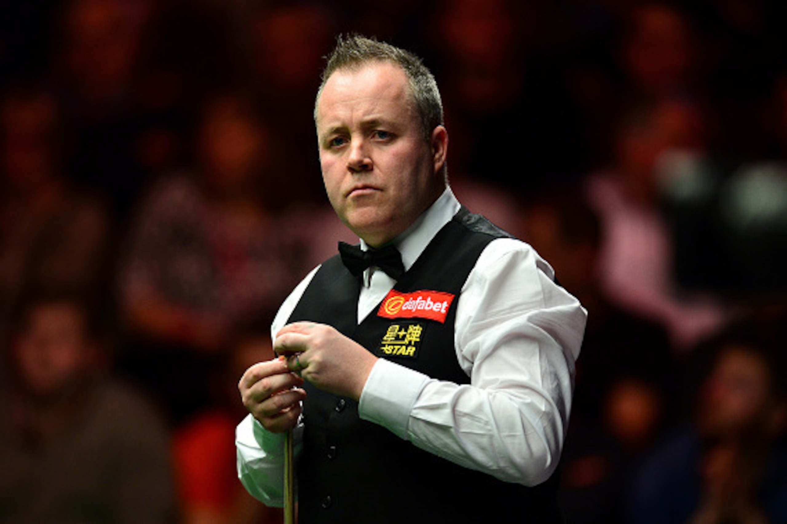 LONDON, ENGLAND - JANUARY 15:  John Higgins of Scotland looks on during his quarter final match against Stuart Bingham of England during Day Six of The Dafabet Masters at Alexandra Palace on January 15, 2016 in London, England.  (Photo by Dan Mullan/Getty