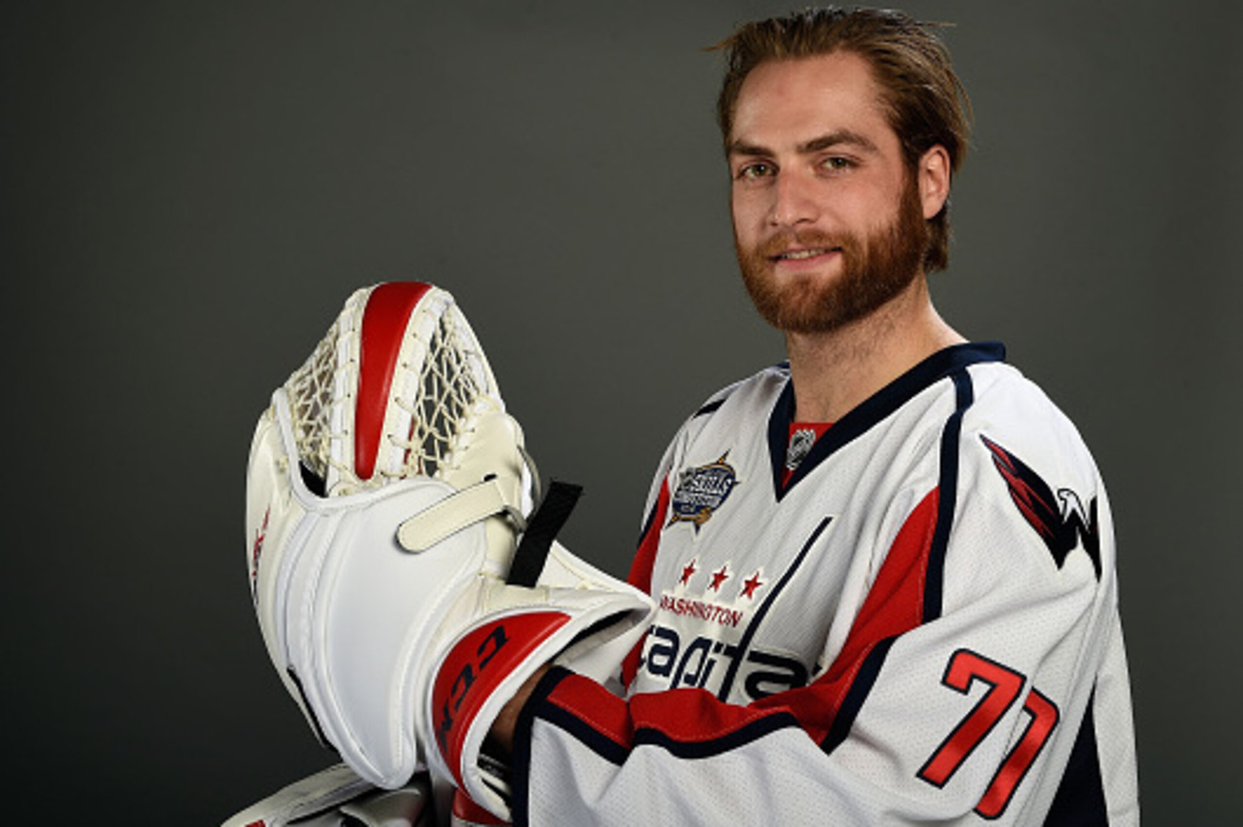 NASHVILLE, TN - JANUARY 30: Braden Holtby #70 of the Washington Capitals poses for a 2016 NHL All-Star portrait at Bridgestone Arena on January 30, 2016 in Nashville, Tennessee. (Photo by Sanford Myers/Getty Images) NASHVILLE, TN - JANUARY 30: Braden Holtby #70 of the Washington Capitals poses for a 2016 NHL All-Star portrait at Bridgestone Arena on January 30, 2016 in Nashville, Tennessee. (Photo by Sanford Myers/Getty Images)