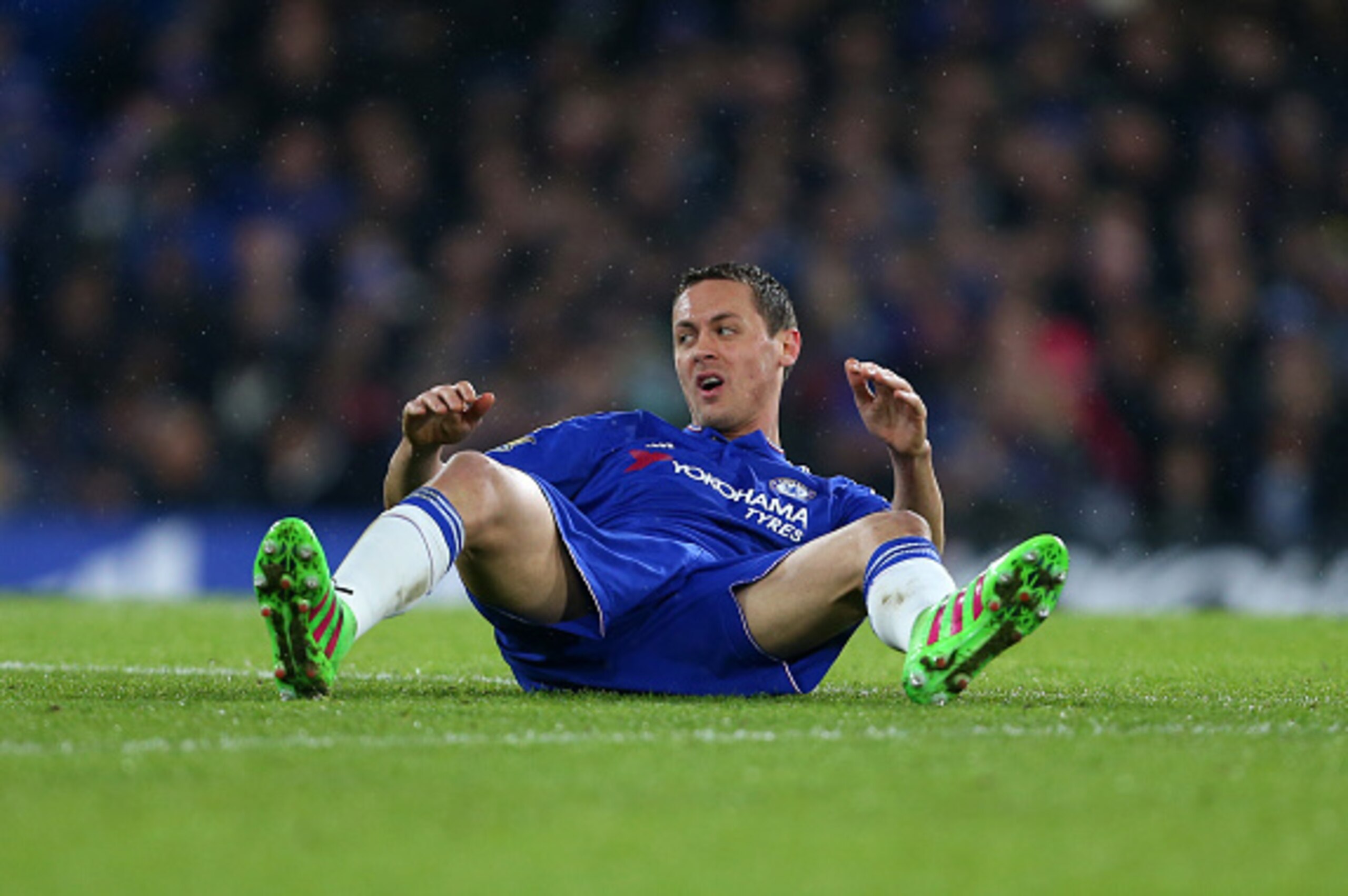 LONDON, ENGLAND - FEBRUARY 13 :  Nemanja Matic of Chelsea during the Barclays Premier League match between Chelsea and Newcastle United at Stamford Bridge on February 13, 2016 in London, England.  (Photo by Catherine Ivill - AMA/Getty Images)