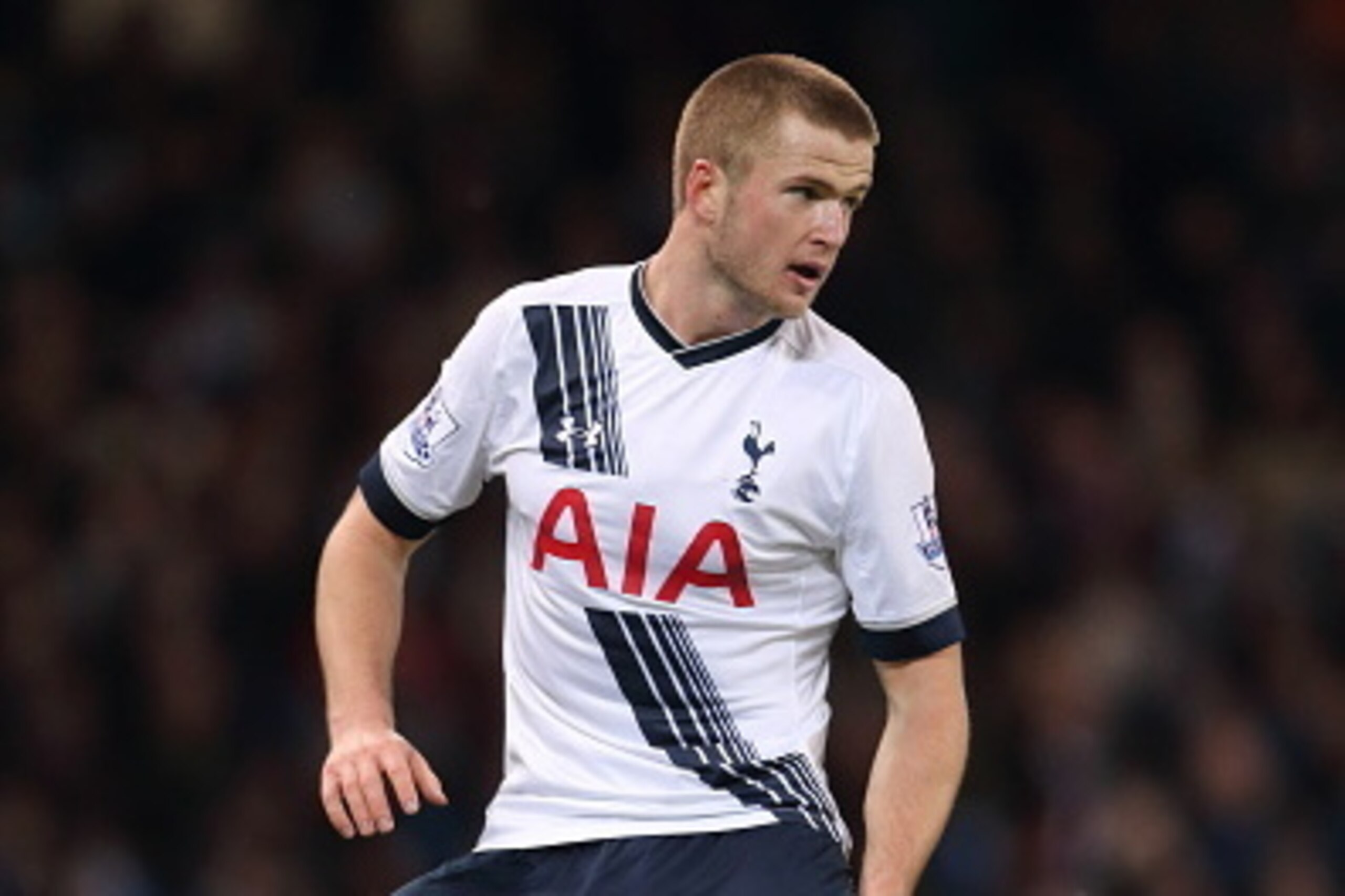 MANCHESTER, ENGLAND - FEBRUARY 14 :  Eric Dier of Tottenham Hotspur during the Barclays Premier League match between Manchester City and Tottenham Hotspur at the Etihad Stadium  on February 14, 2016 in Manchester, England.  (Photo by Matthew Ashton - AMA)