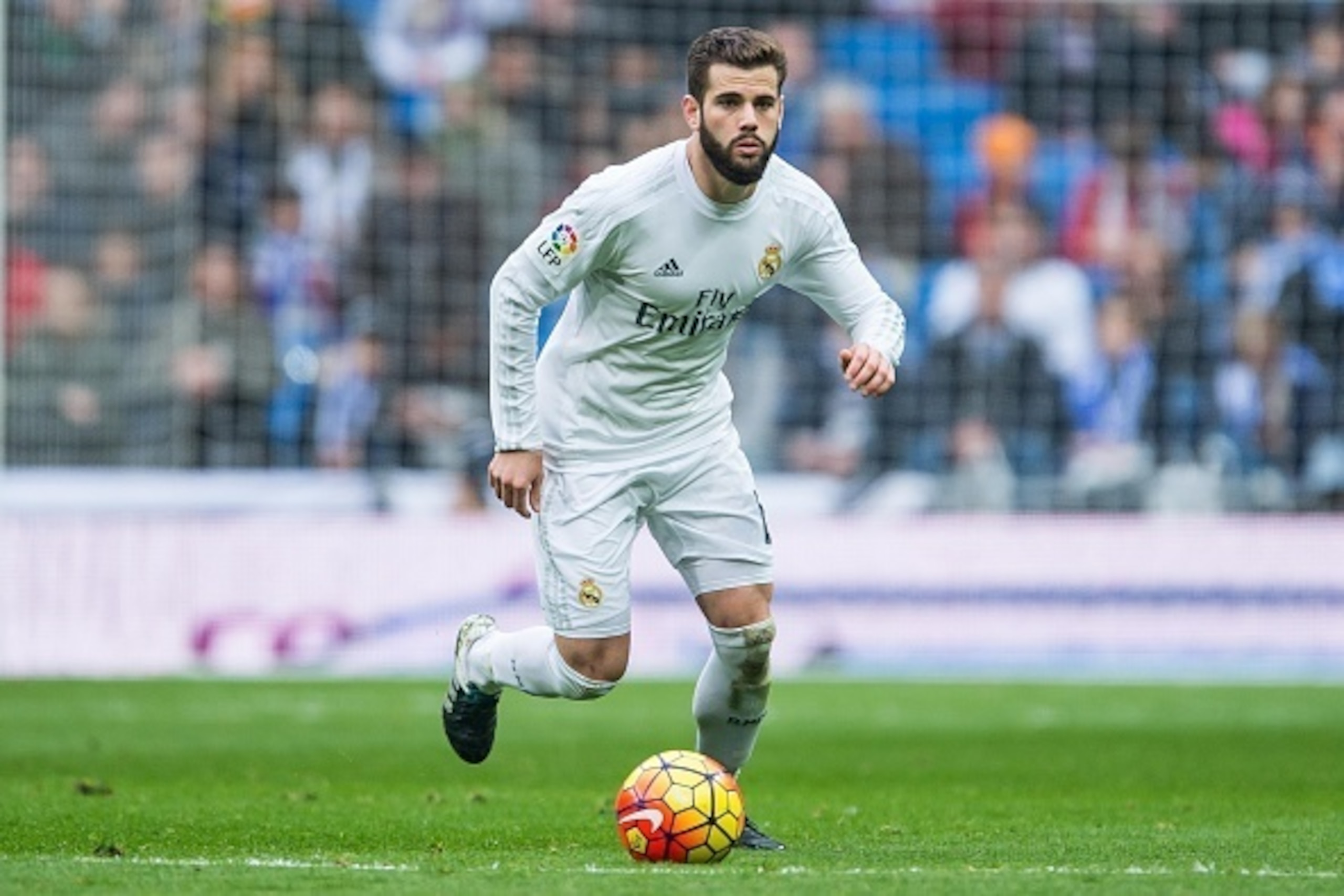 MADRID, SPAIN - DECEMBER 30:  Nacho Fernandez of Real Madrid CF in action during the Real Madrid CF vs Real Sociedad as part of the Liga BBVA 2015-2016 at Estadio Santiago Bernabeu on December 30, 2015 in Madrid, Spain.  (Photo by Aitor Alcalde/Power Spor