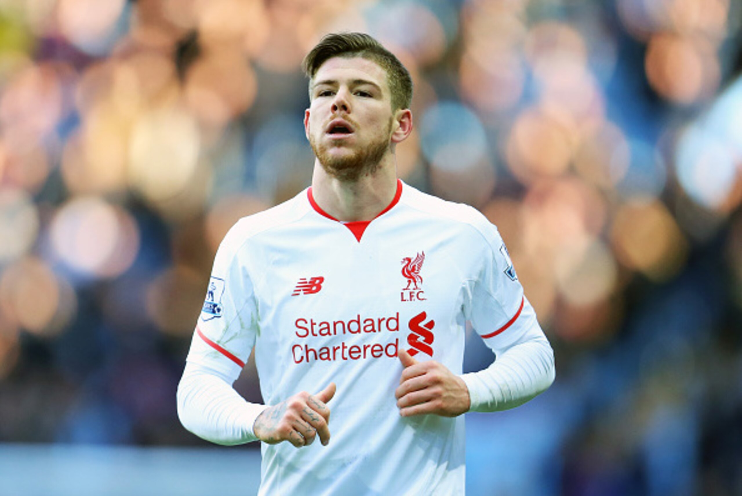 BIRMINGHAM, ENGLAND - FEBRUARY 14 : Alberto Moreno of Liverpool during the Barclays Premier League match between Aston Villa and Liverpool at Villa Park on February 14, 2016 in Birmingham, England.  (Photo by James Baylis - AMA/ via Getty Images)