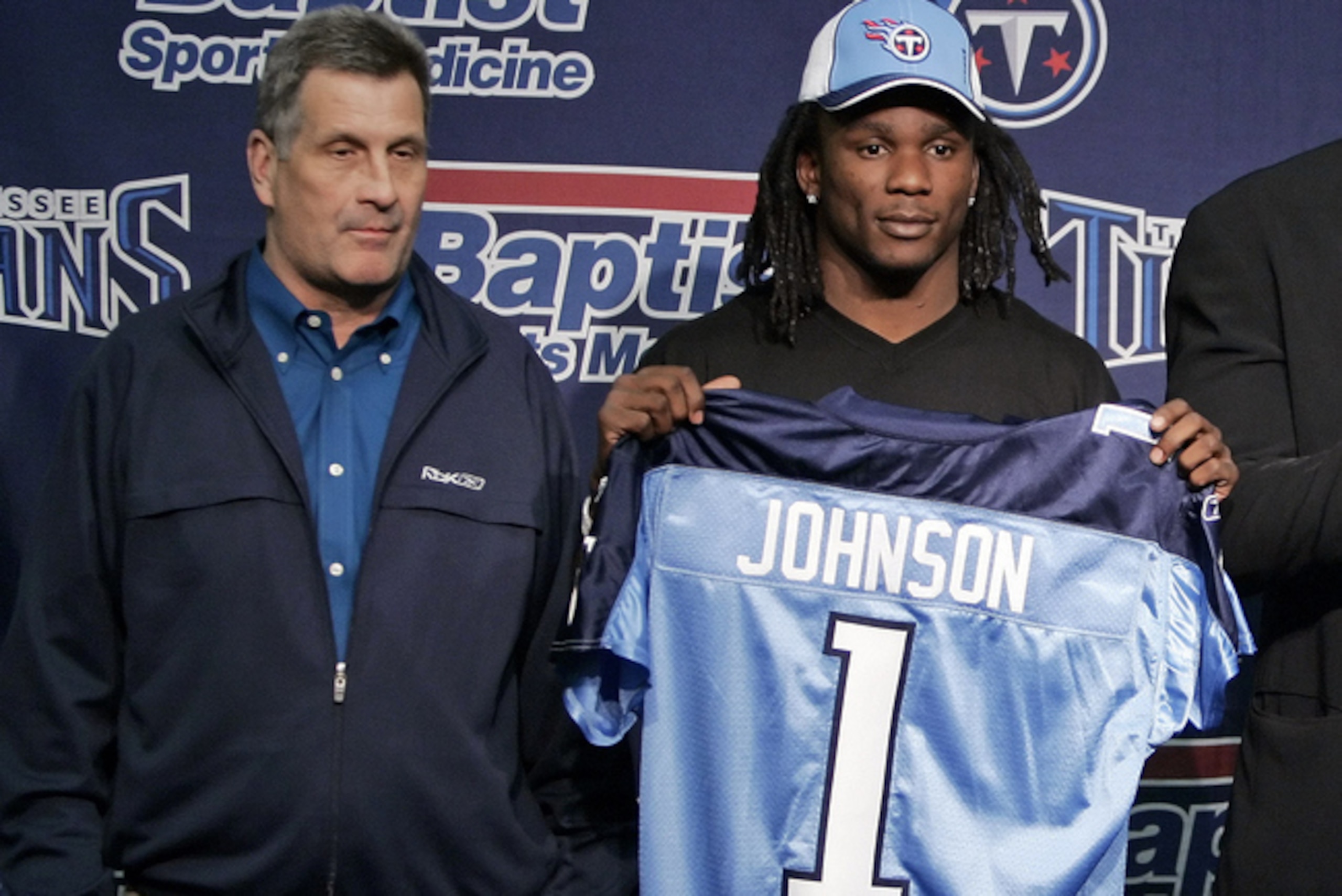 The Tennessee Titans selected Johnson with the 24th overall pick in 2008.