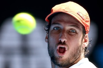 Lopez booked his spot in the second round on Monday.