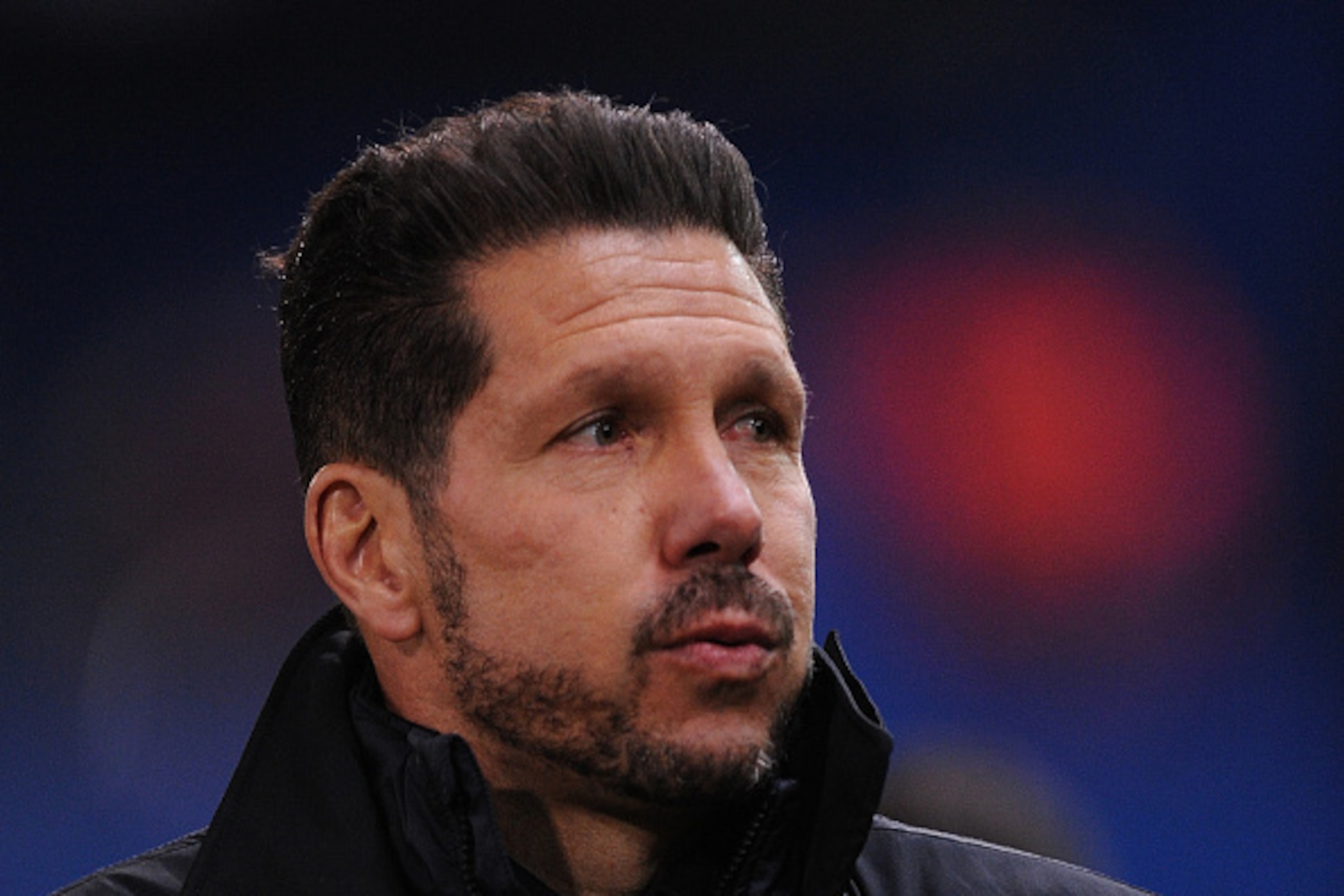 MADRID, SPAIN - FEBRUARY 21: Manager Diego Simeone of Club Atletico de Madrid looks on before the La Liga match between Club Atletico de Madrid and Villarreal CF at Vicente Calderon Stadium on February 21, 2016 in Madrid, Spain. (Photo by Denis Doyle/Ge MADRID, SPAIN - FEBRUARY 21: Manager Diego Simeone of Club Atletico de Madrid looks on before the La Liga match between Club Atletico de Madrid and Villarreal CF at Vicente Calderon Stadium on February 21, 2016 in Madrid, Spain. (Photo by Denis Doyle/Ge