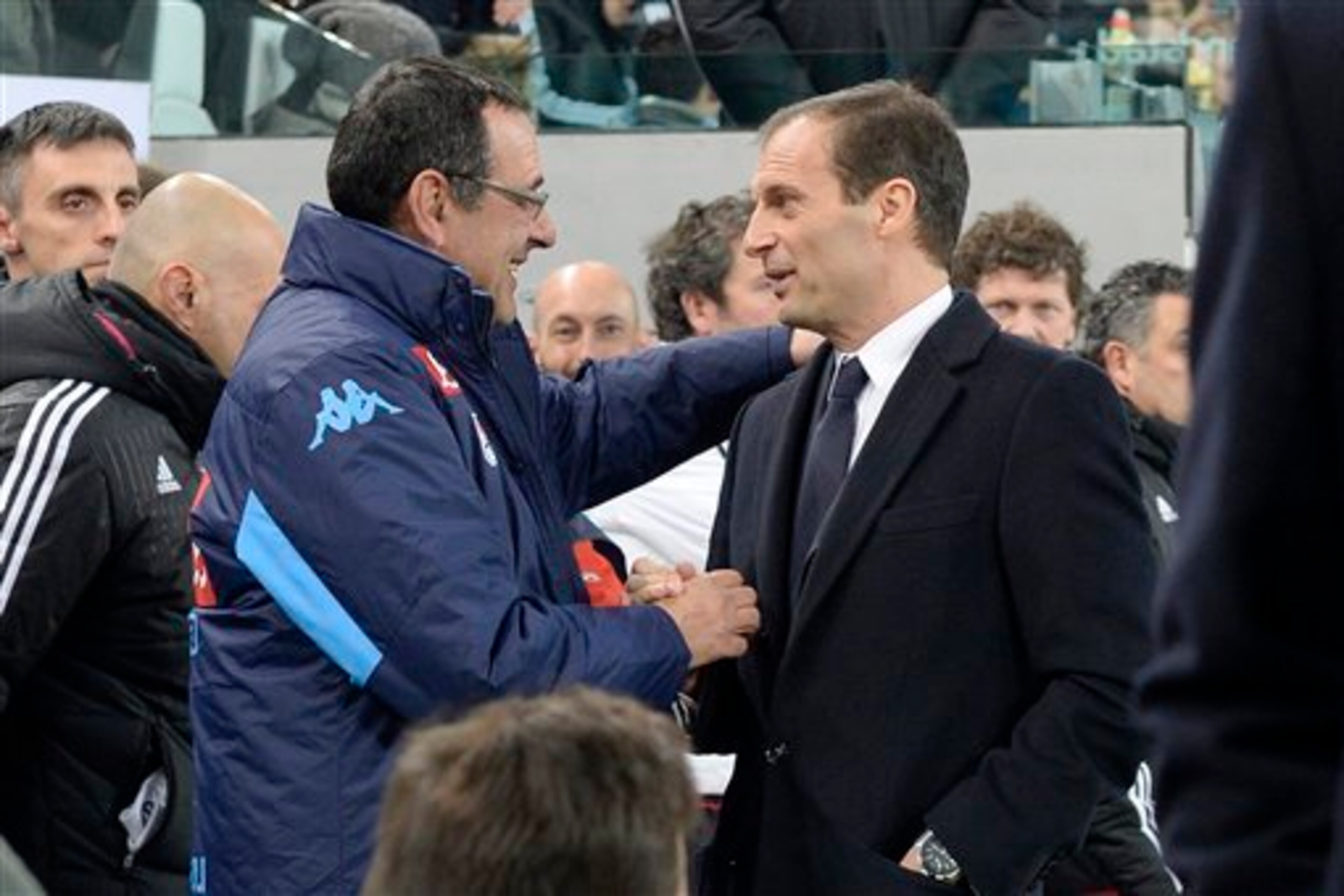 Maurizio Sarri's great work has brought him into direct confrontation with Massimiliano Allegri