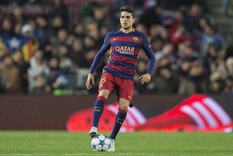 Marc Bartra Aregall of FC Barcelona during the Champions League match between FC Barcelona and AS Roma on November 24, 2015 at the Camp Nou stadium in Barcelona, Spain.(Photo by VI Images via Getty Images)