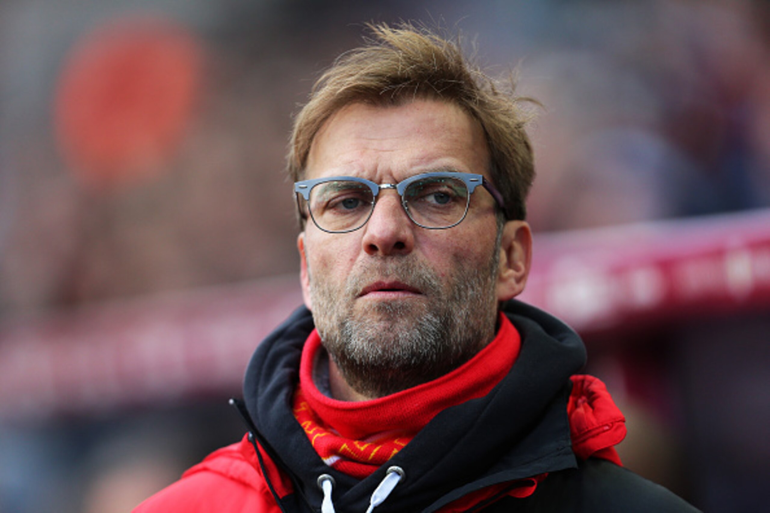 BIRMINGHAM, ENGLAND - FEBRUARY 14 : Jurgen Klopp the head coach / manager of Liverpool during the Barclays Premier League match between Aston Villa and Liverpool at Villa Park on February 14, 2016 in Birmingham, England.  (Photo by James Baylis - AMA/ via