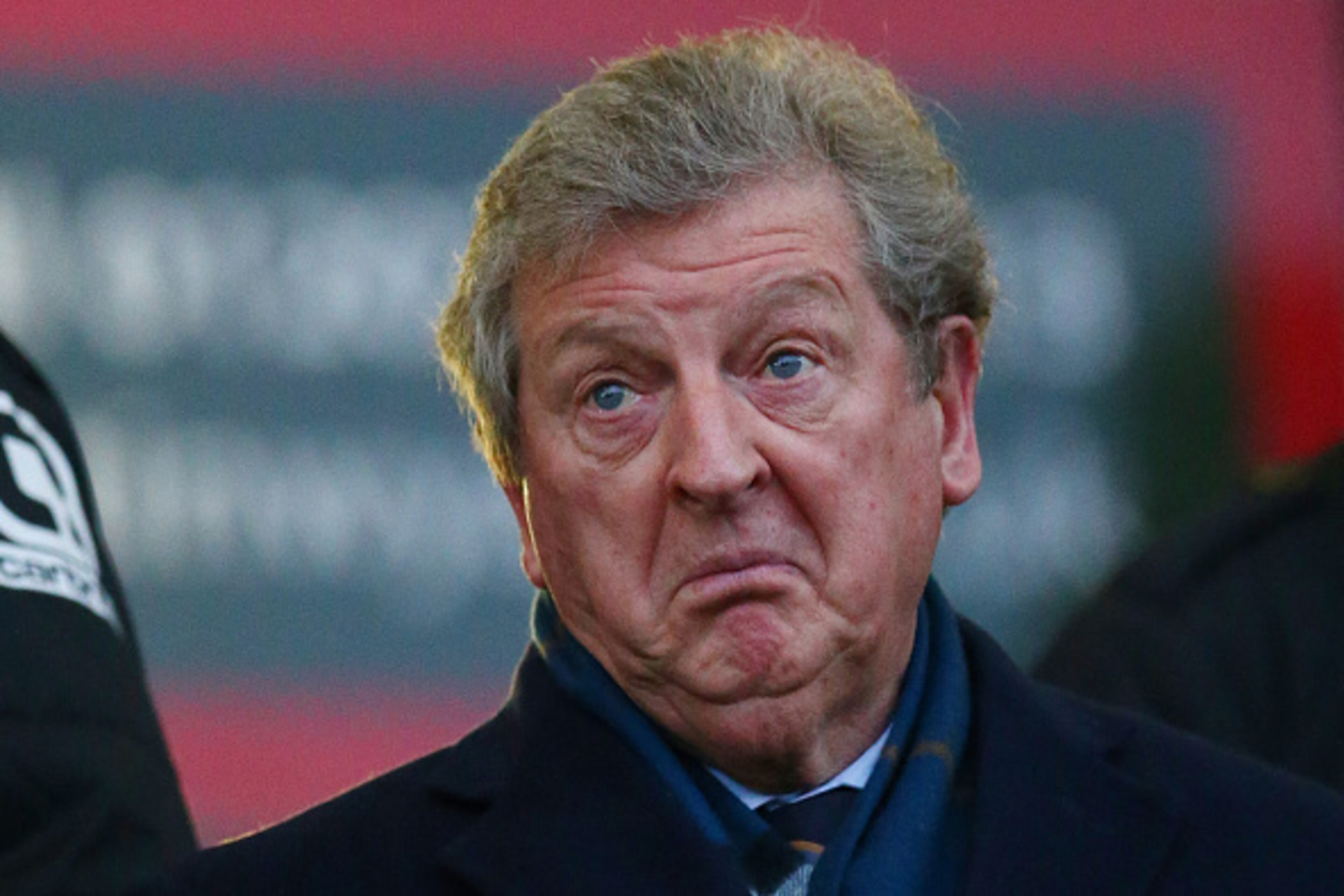 BOURNEMOUTH, ENGLAND - FEBRUARY 20: England manager Roy Hodgson is seen on the stand prior to the Emirates FA Cup fifth round match between AFC Bournemouth and Everton at the Vitality Stadium on February 20, 2016 in Bournemouth, England. (Photo by Steve BOURNEMOUTH, ENGLAND - FEBRUARY 20: England manager Roy Hodgson is seen on the stand prior to the Emirates FA Cup fifth round match between AFC Bournemouth and Everton at the Vitality Stadium on February 20, 2016 in Bournemouth, England. (Photo by Steve