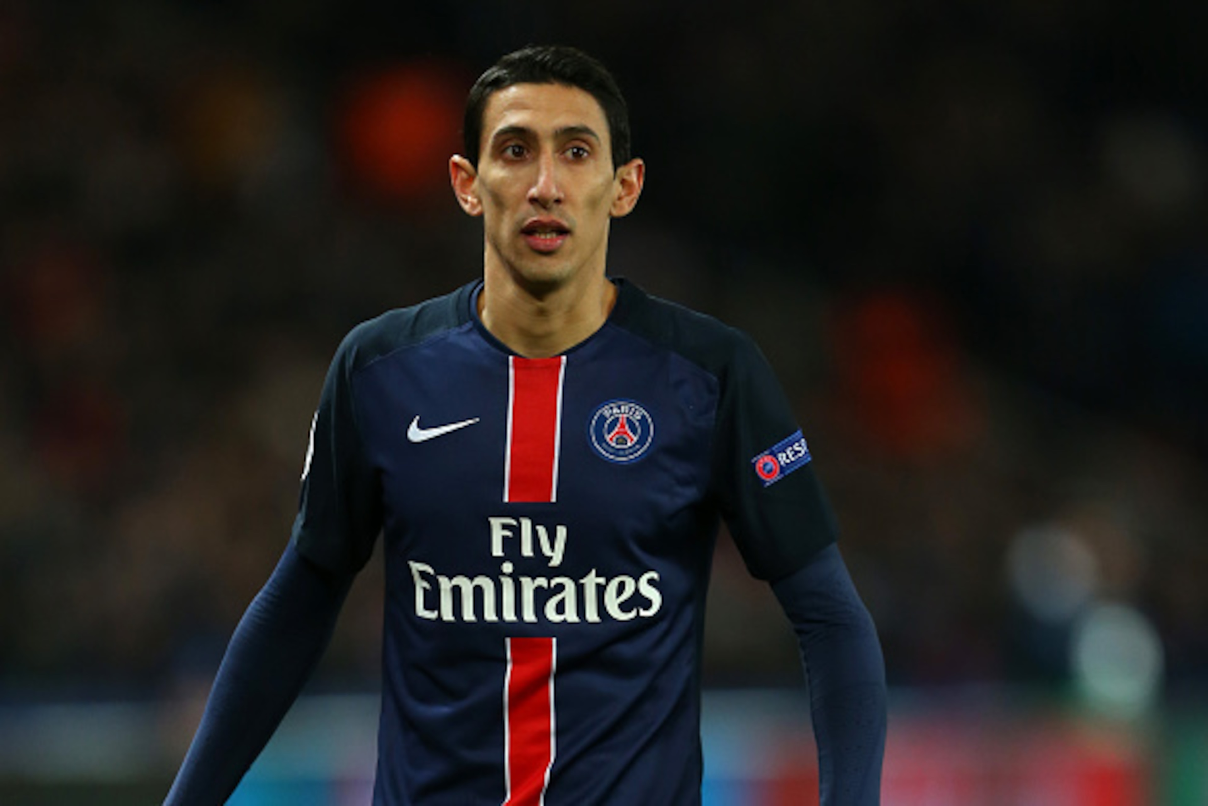 PARIS, FRANCE - FEBRUARY 16 : Angel Di Maria of Paris St Germain during the UEFA Champions League match between Paris Saint-Germain and Chelsea at Parc des Princes on February 16, 2016 in Paris, France. (Photo by Catherine Ivill - AMA/Getty Images) PARIS, FRANCE - FEBRUARY 16 : Angel Di Maria of Paris St Germain during the UEFA Champions League match between Paris Saint-Germain and Chelsea at Parc des Princes on February 16, 2016 in Paris, France. (Photo by Catherine Ivill - AMA/Getty Images)