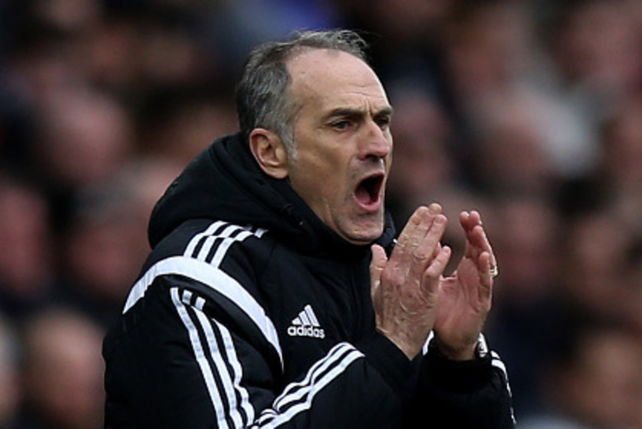 Swansea manager Francesco Guidolin shouts instructions during the Barclays Premier League match between Swansea City and Southampton at the Liberty Stadium on February 13, 2016 in Swansea, Wales. (Photo by Ben Hoskins/Getty Images) Swansea manager Francesco Guidolin shouts instructions during the Barclays Premier League match between Swansea City and Southampton at the Liberty Stadium on February 13, 2016 in Swansea, Wales. (Photo by Ben Hoskins/Getty Images)