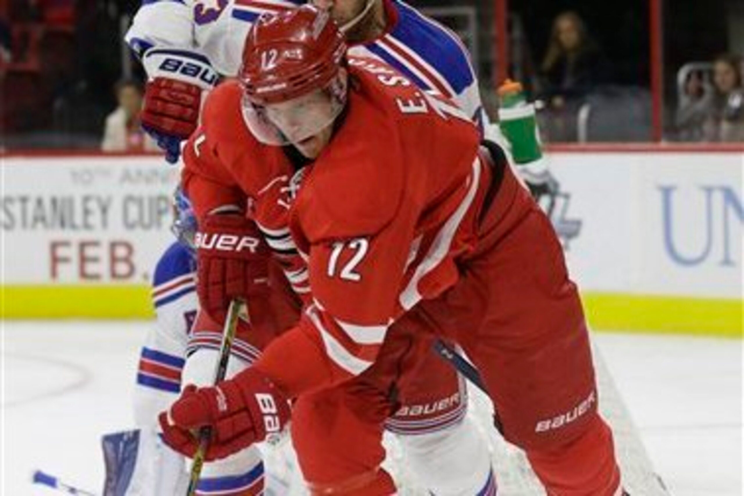Carolina's Eric Staal may be on the move at the trade deadline.