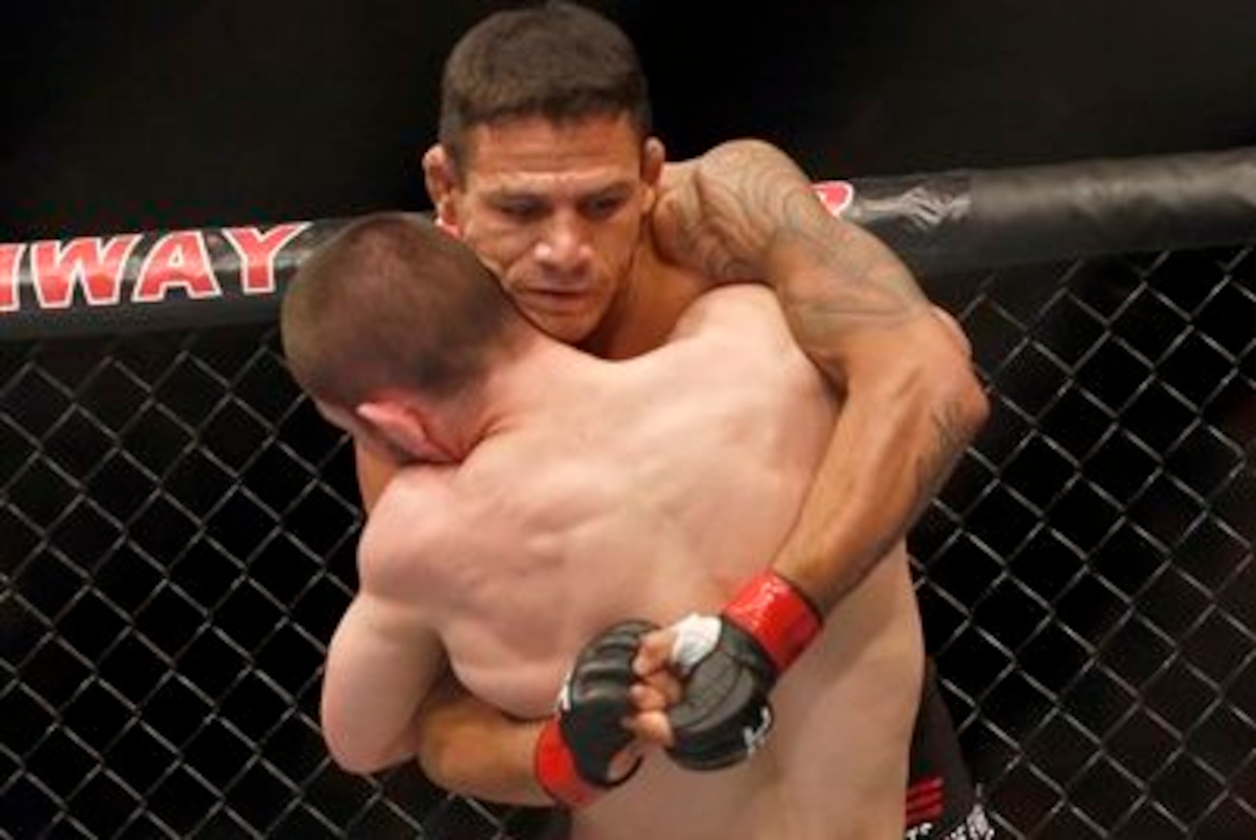 Nurmagomedov was able to dominate Rafael dos Anjos when they faced off in 2014.