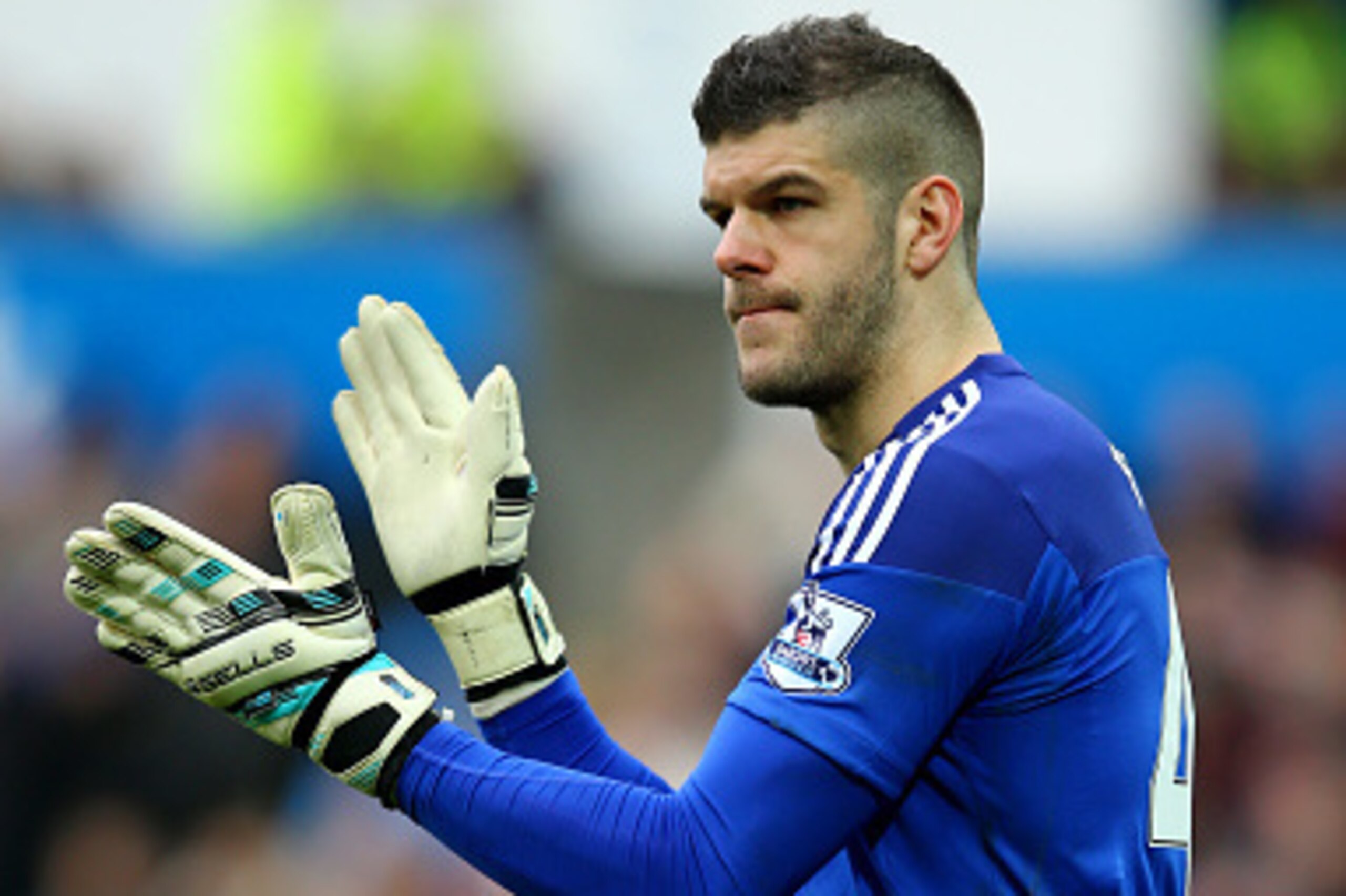 SWANSEA, WALES - FEBRUARY 13: Fraser Forster of Southampton in action during the Barclays Premier League match between Swansea City and Southampton at the Liberty Stadium on February 13, 2016 in Swansea, Wales. (Photo by Richard Heathcote/Getty Images) SWANSEA, WALES - FEBRUARY 13: Fraser Forster of Southampton in action during the Barclays Premier League match between Swansea City and Southampton at the Liberty Stadium on February 13, 2016 in Swansea, Wales. (Photo by Richard Heathcote/Getty Images)