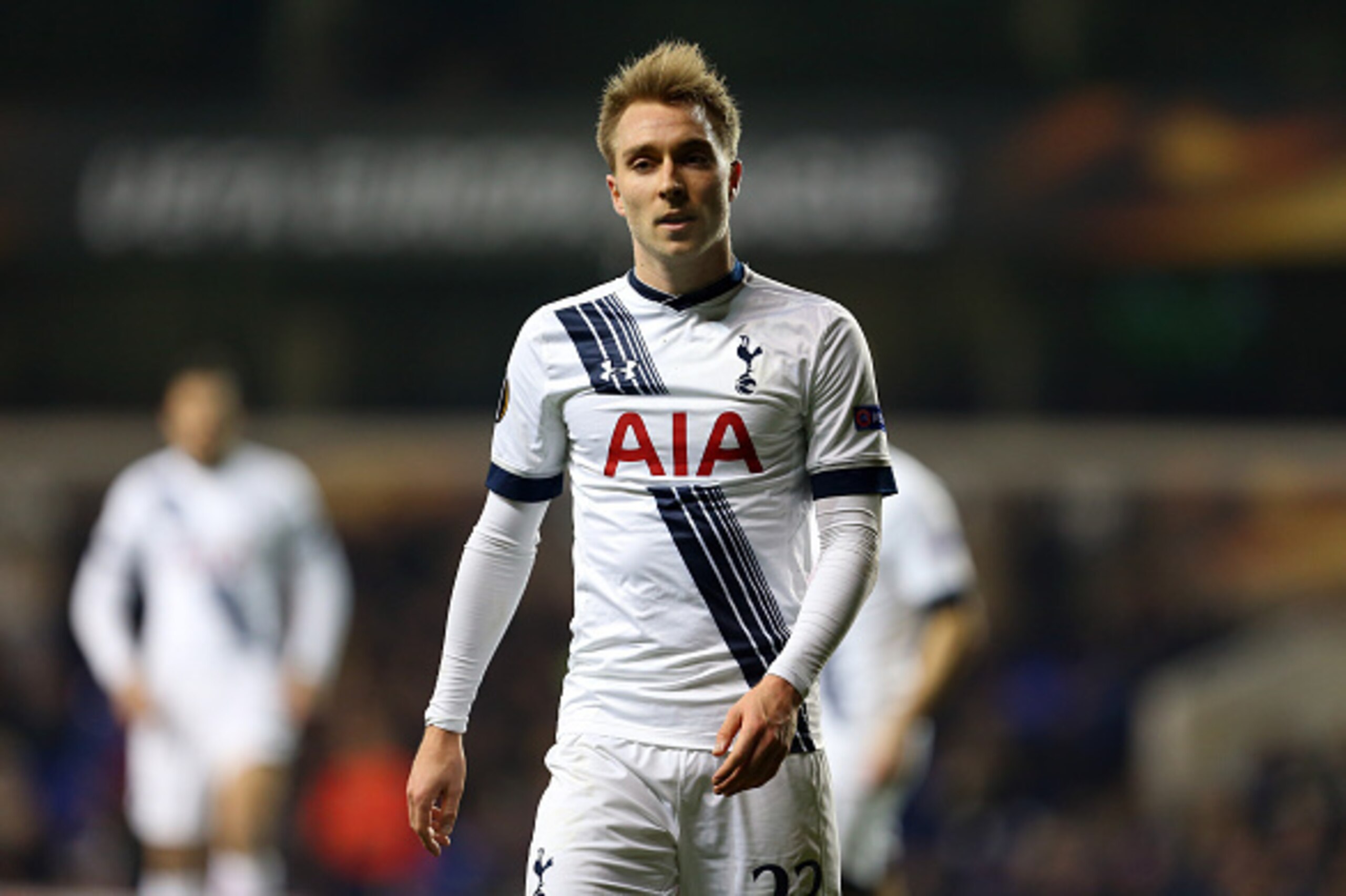 LONDON, ENGLAND - FEBRUARY 25 : Christian Eriksen of Tottenham Hotspur during the UEFA Europa League match between Tottenham Hotspur and Fiorentina at White Hart Lane on February 25, 2016 in London, United Kingdom. (Photo by Catherine Ivill - AMA/Getty LONDON, ENGLAND - FEBRUARY 25 : Christian Eriksen of Tottenham Hotspur during the UEFA Europa League match between Tottenham Hotspur and Fiorentina at White Hart Lane on February 25, 2016 in London, United Kingdom. (Photo by Catherine Ivill - AMA/Getty