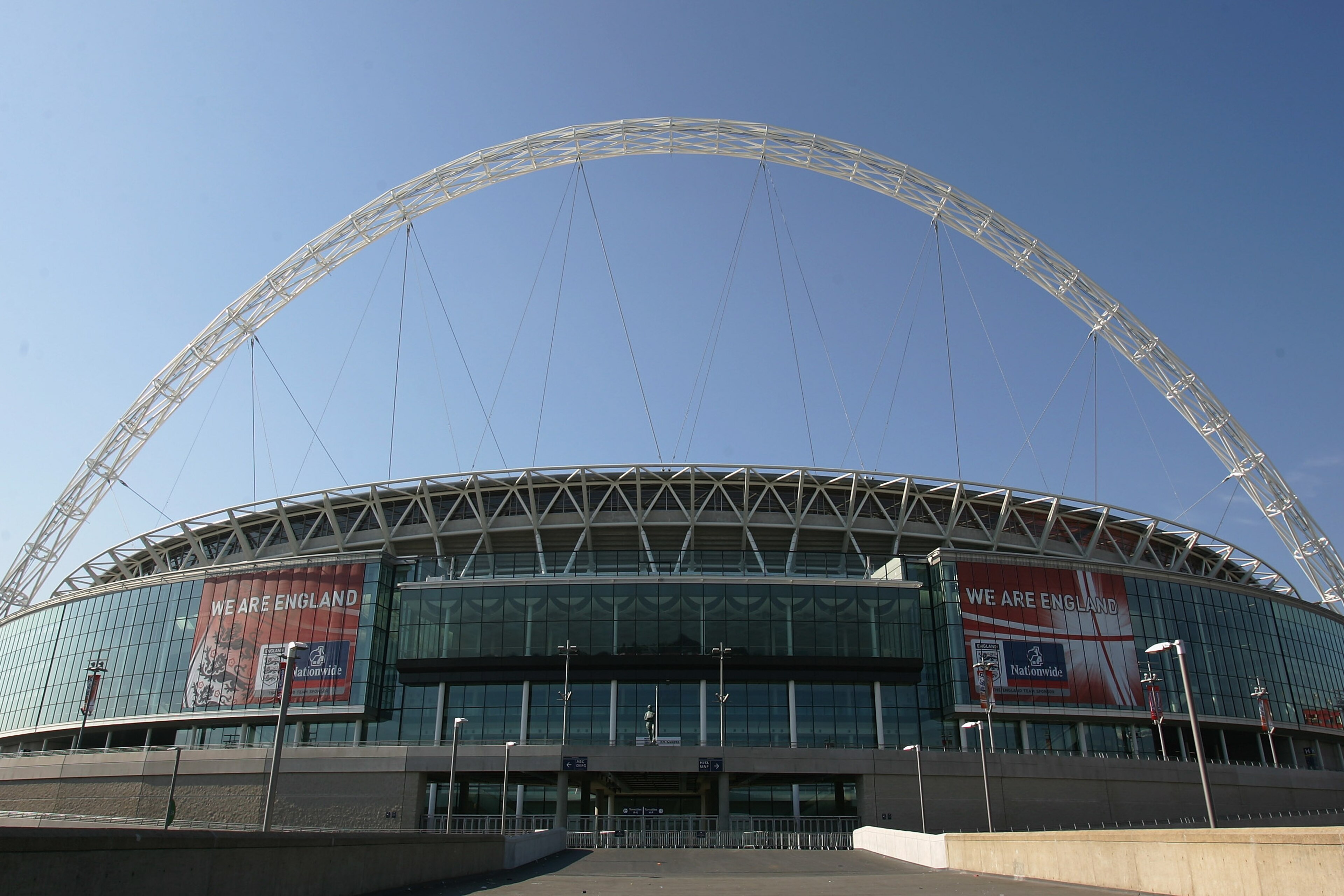 LONDON - JUNE 02:  Generic views of Wembley Stadium ahead of the Charity Celebrity Football Match against a team of Nationwide Customers at Wembley Stadium on June 2, 2007 in London, England.  (Photo by Matthew Lewis/Getty Images)