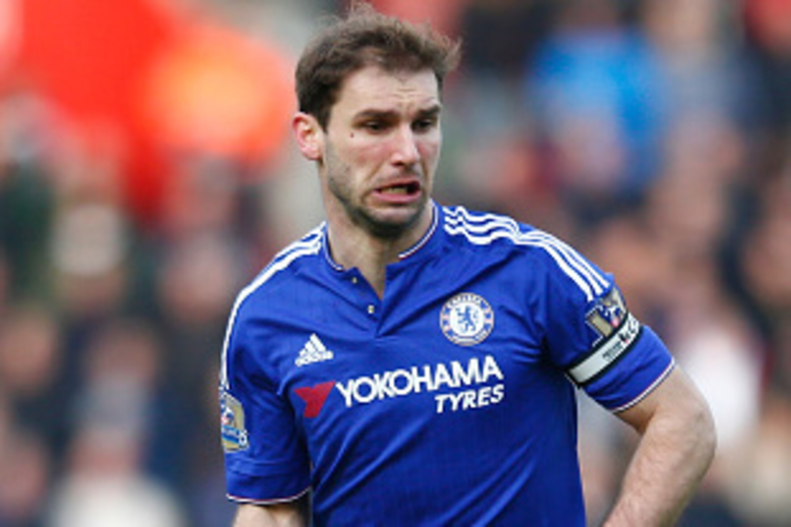 SOUTHAMPTON, ENGLAND - FEBRUARY 27:  Branislav Ivanovic of Chelsea in action during the Barclays Premier League match between Southampton and Chelsea at St Mary's on February 27, 2016 in Southampton, England.  (Photo by Julian Finney/Getty Images)
