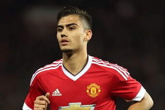 MANCHESTER, UNITED KINGDOM - OCTOBER 28:   Andreas Pereira of Manchester United during the Capital One Cup Fourth Round match between Manchester United v Middlesbrough at Old Trafford on October 28, 2015 in Manchester, United Kingdom.  (Photo by Matthew A