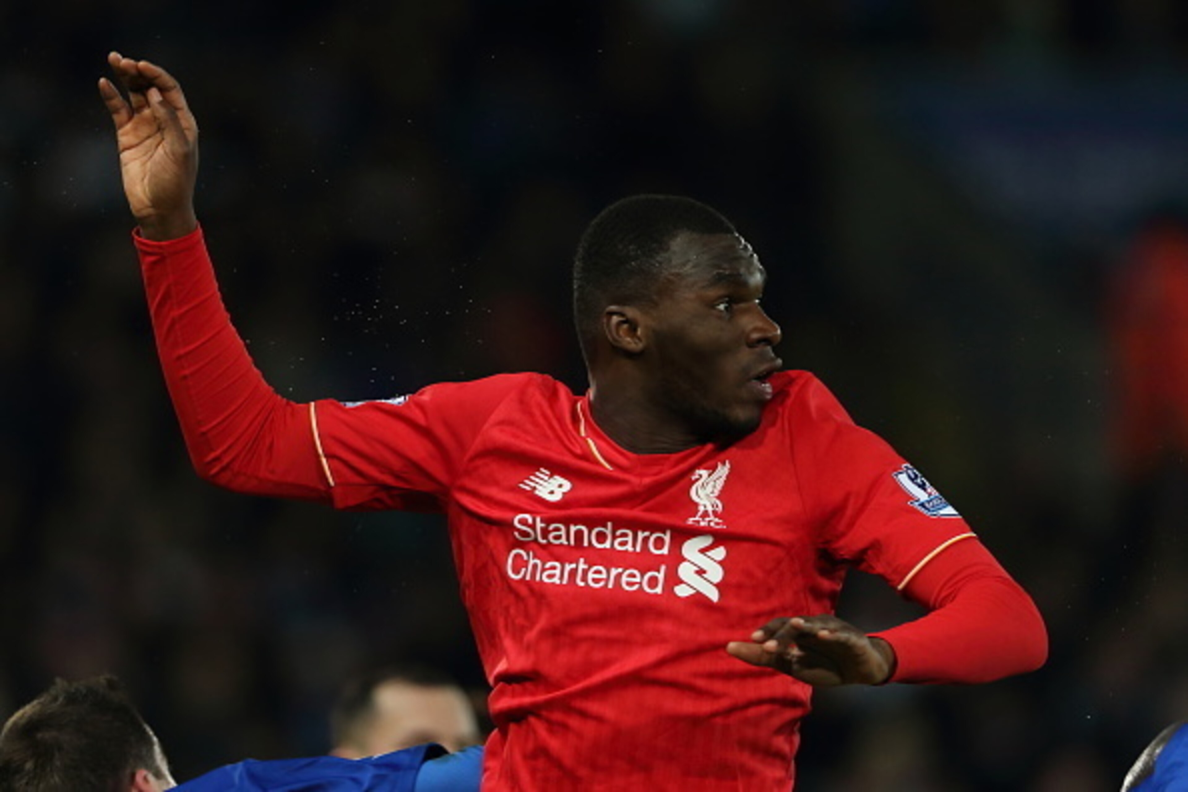 LEICESTER, ENGLAND - FEBRUARY 02: Christian Benteke of Liverpool during the Barclays Premier League match between Leicester City and Liverpool at the King Power Stadium on February, 2016 in Leicester, England. (Photo by Matthew Ashton - AMA/Getty Images LEICESTER, ENGLAND - FEBRUARY 02: Christian Benteke of Liverpool during the Barclays Premier League match between Leicester City and Liverpool at the King Power Stadium on February, 2016 in Leicester, England. (Photo by Matthew Ashton - AMA/Getty Images