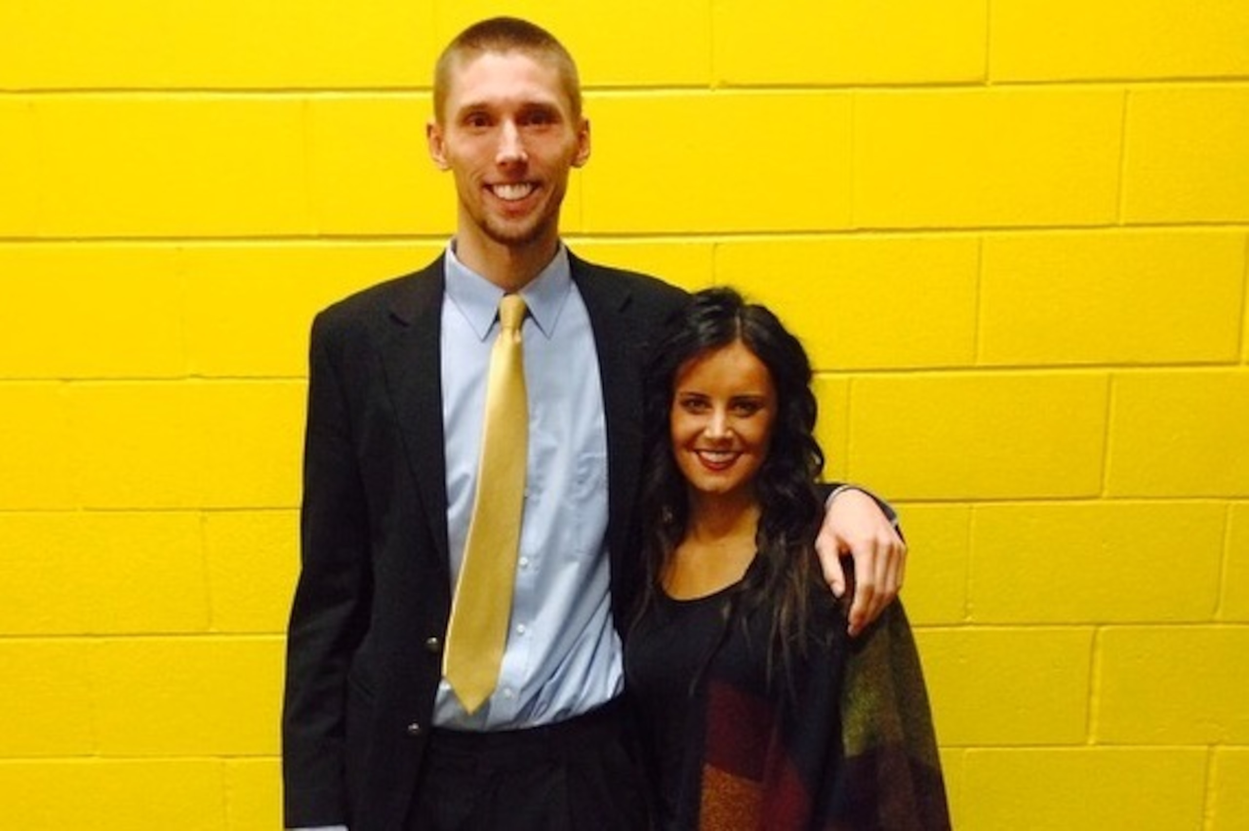 Uthoff credits his fiancee, Jessie Jordan, with helping him build his basketball confidence.