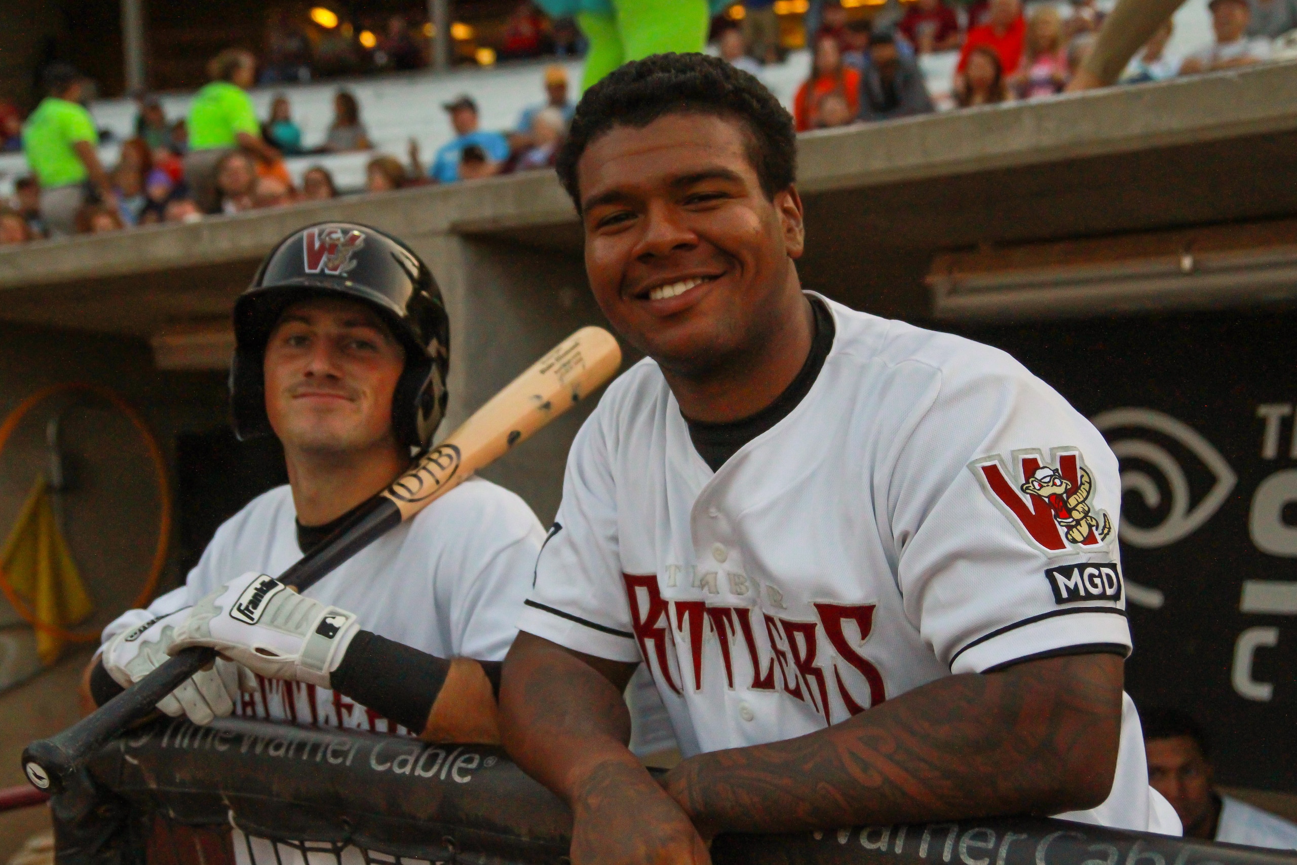 Contrary to his fears, Denson said his teammates, be they in Helena, Montana, or with the Wisconsin Timber Rattlers, treated him no differently after he expressed openly that he was gay. Contrary to his fears, Denson said his teammates, be they in Helena, Montana, or with the Wisconsin Timber Rattlers, treated him no differently after he expressed openly that he was gay.