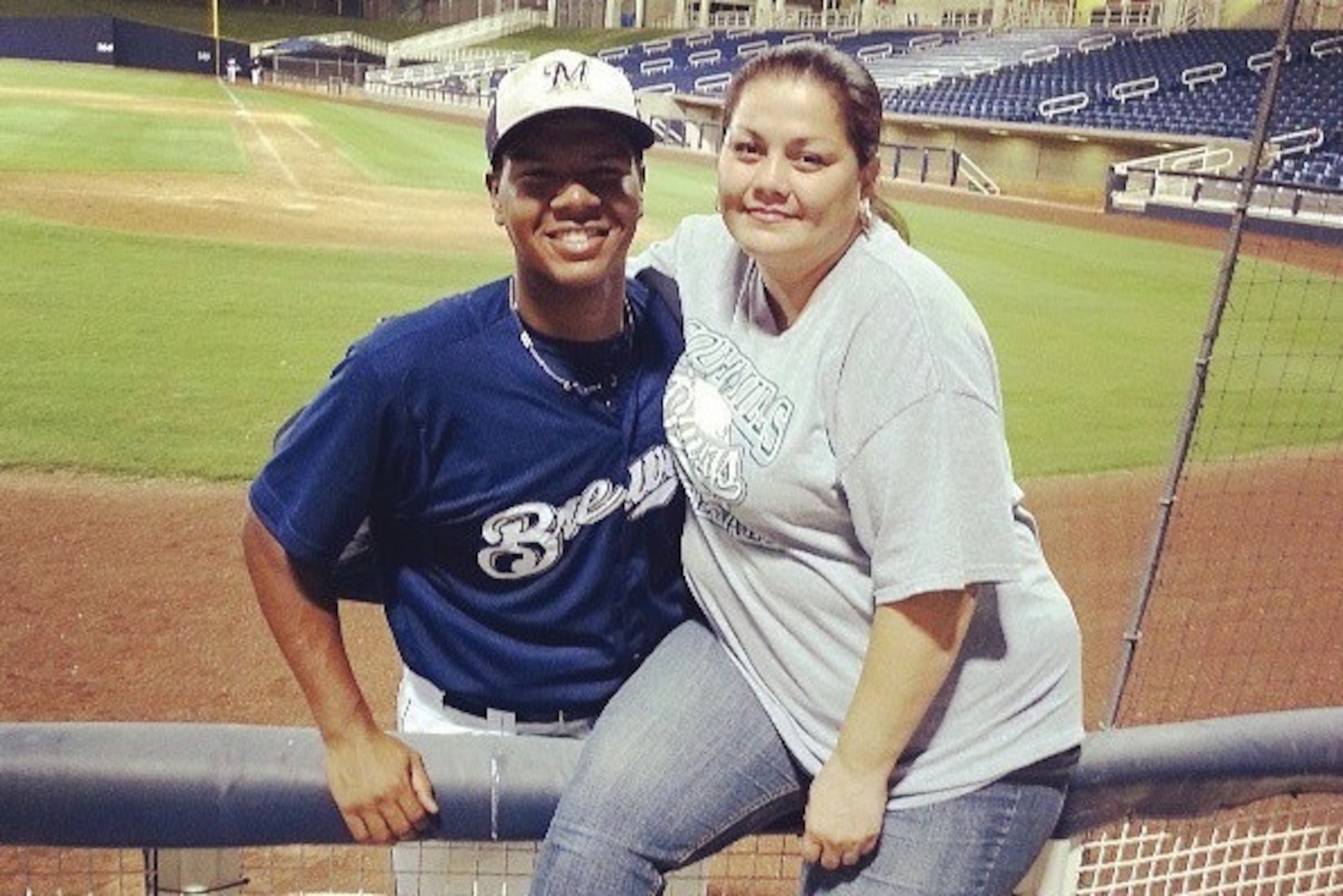 Denson's mother, Felisa, worried about the reactions her son would face after he came out while still playing baseball. Denson's mother, Felisa, worried about the reactions her son would face after he came out while still playing baseball.