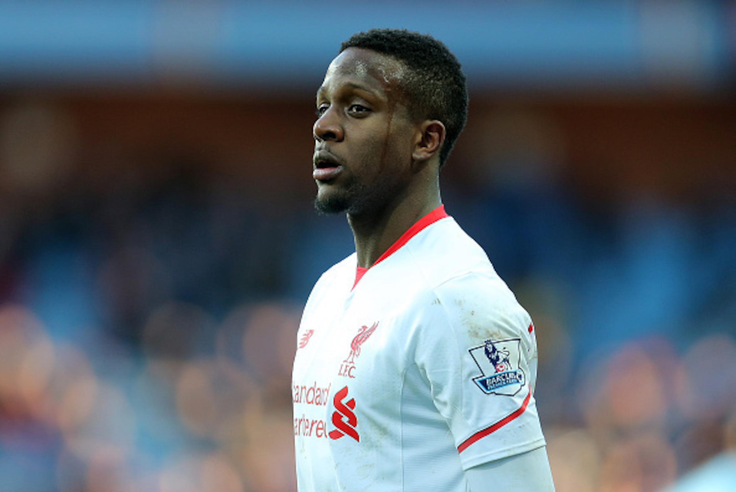 BIRMINGHAM, ENGLAND - FEBRUARY 14 : Divock Origi of Liverpool during the Barclays Premier League match between Aston Villa and Liverpool at Villa Park on February 14, 2016 in Birmingham, England.  (Photo by James Baylis - AMA/ via Getty Images)